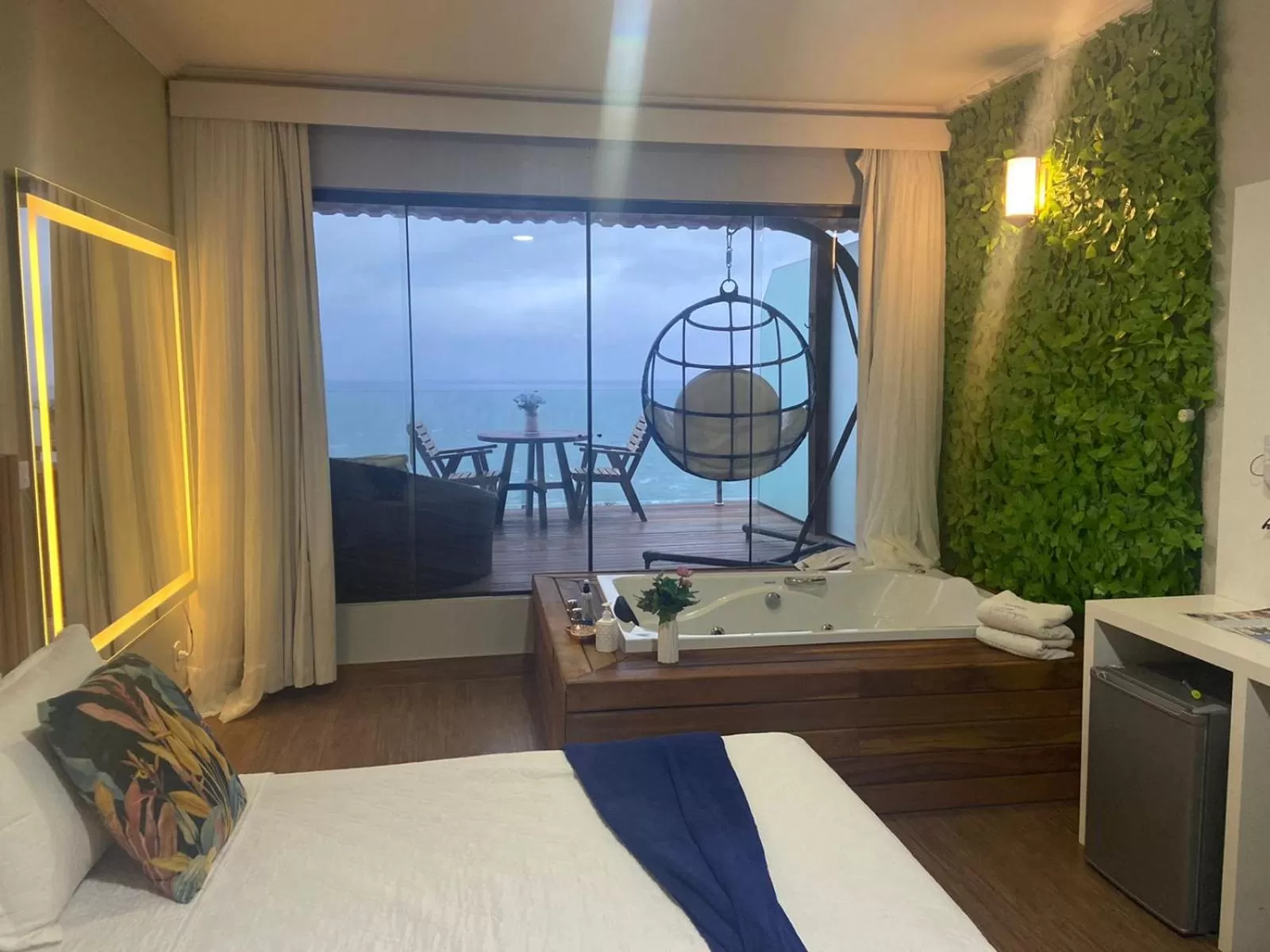 Bed in Pousada e Restaurante Vista Turquesa