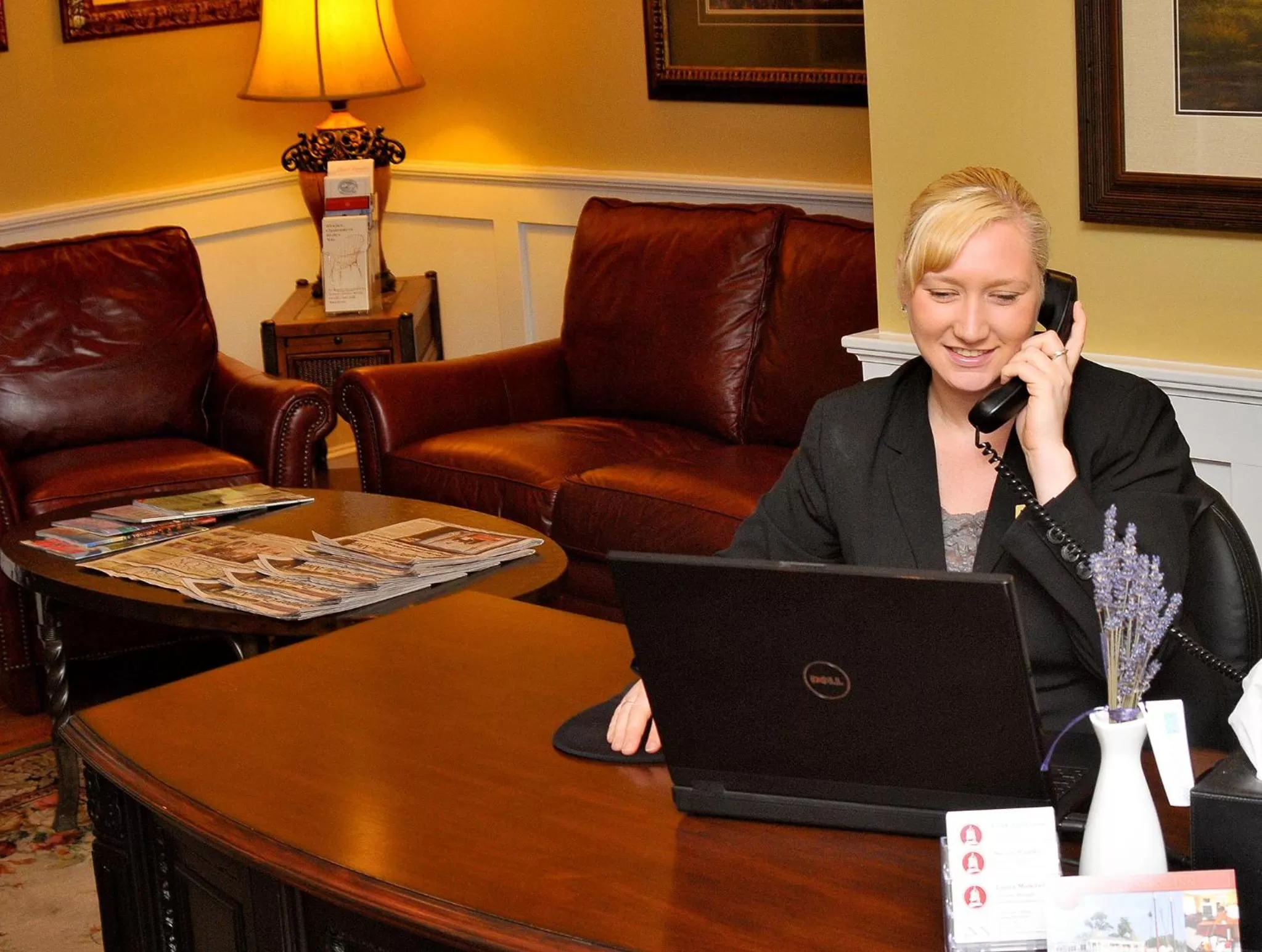 Lobby or reception in Grand Harbor Inn