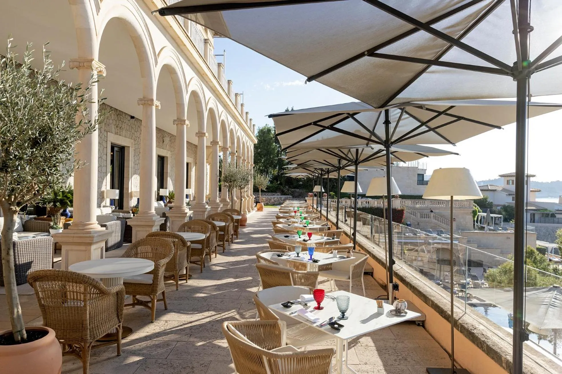 Balcony/Terrace in Hospes Maricel y Spa, Palma de Mallorca, a Member of Design Hotels