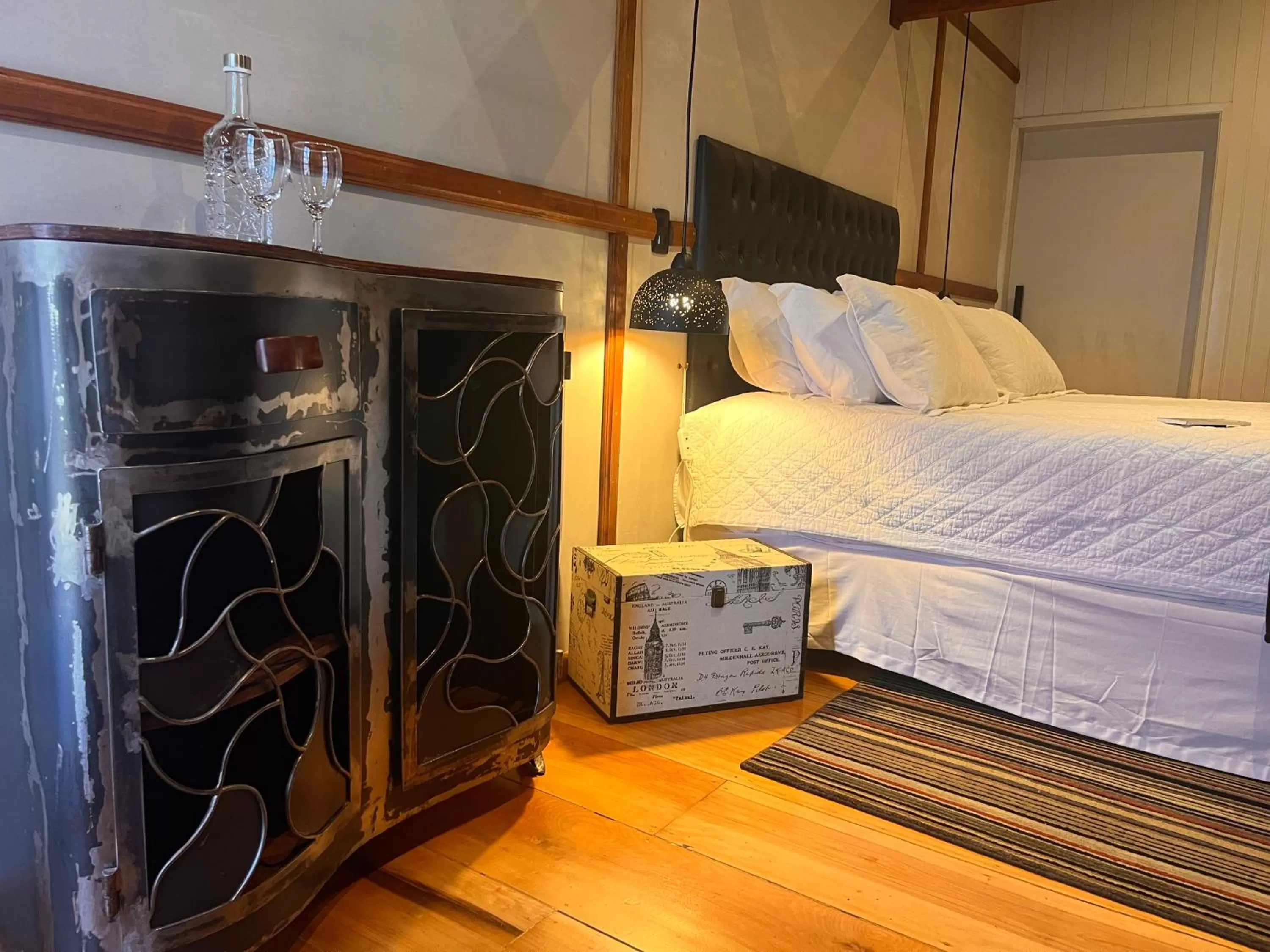 Decorative detail, Bed in Pousada Dona Bendita