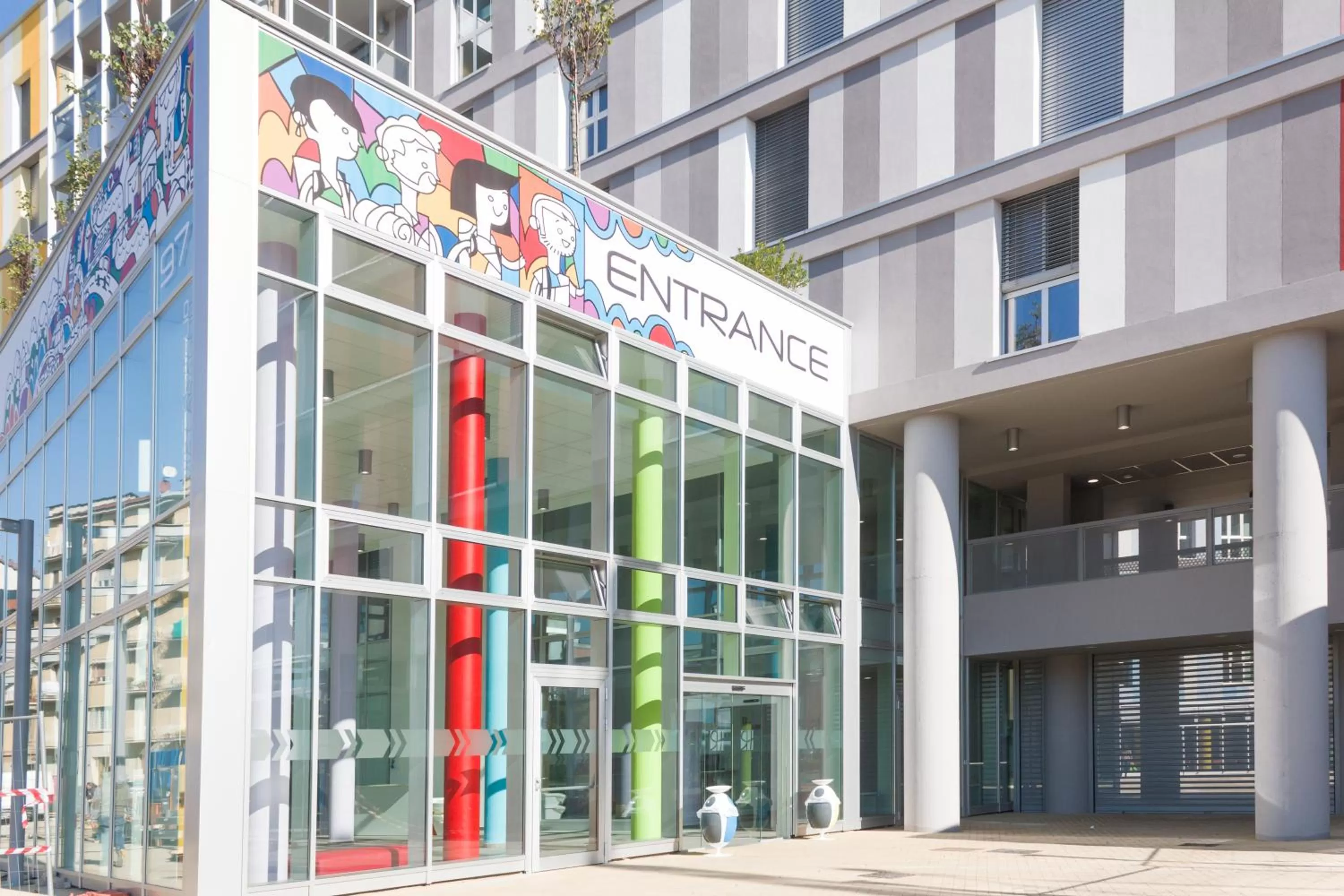 Facade/entrance in Hotel Campus Sanpaolo