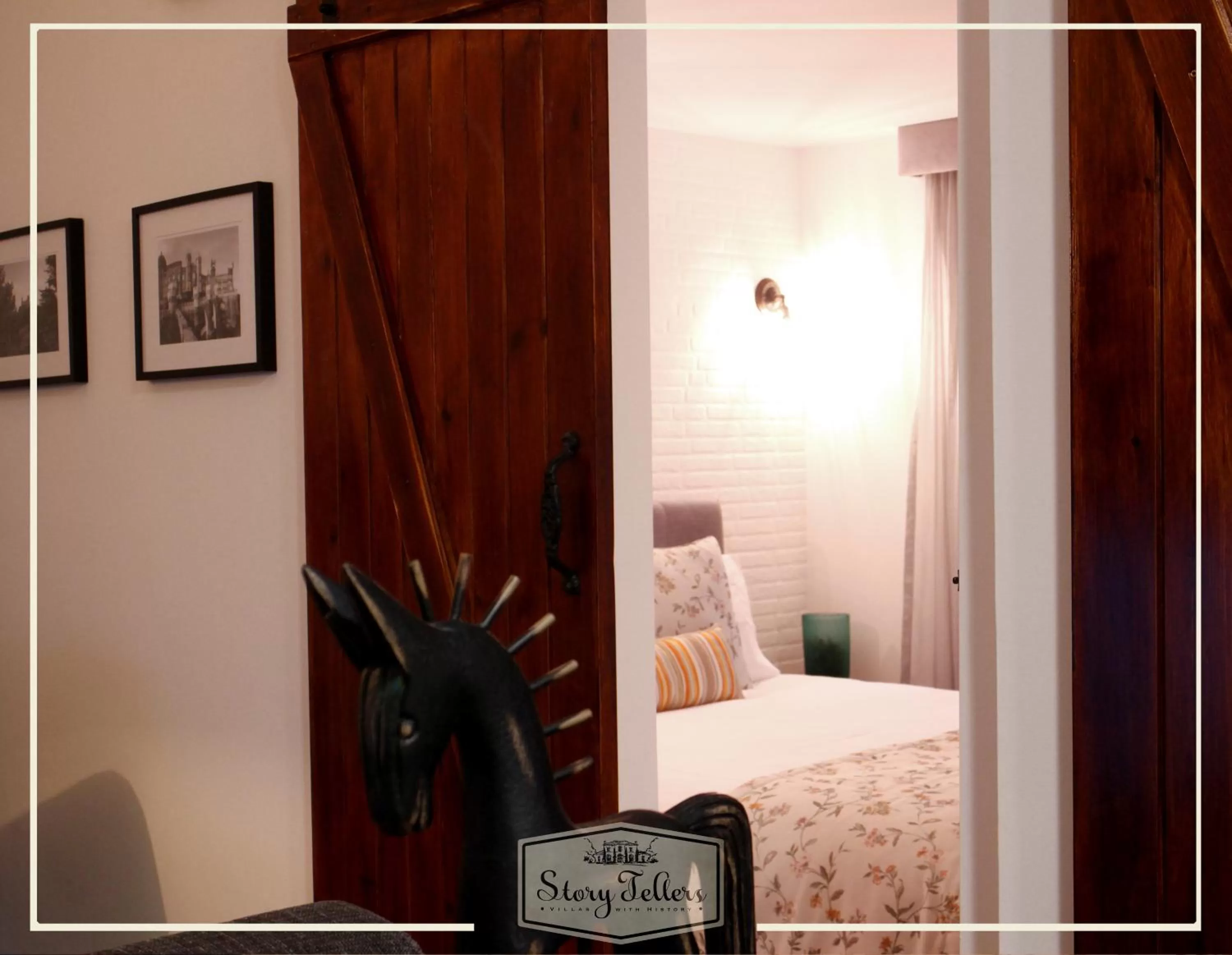 Bed in Storytellers Villas