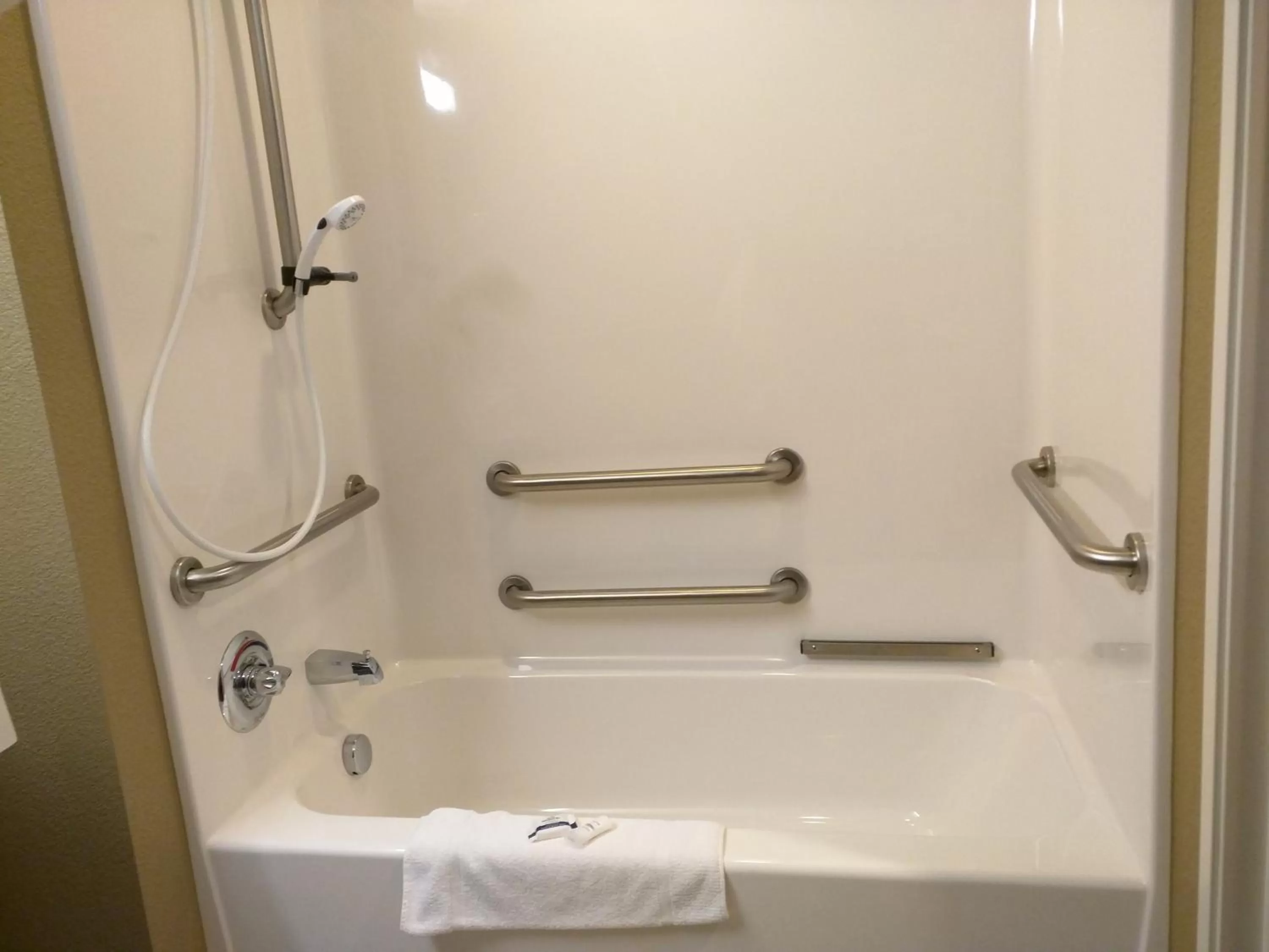 Bathroom in Microtel Inn & Suites by Wyndham Minot