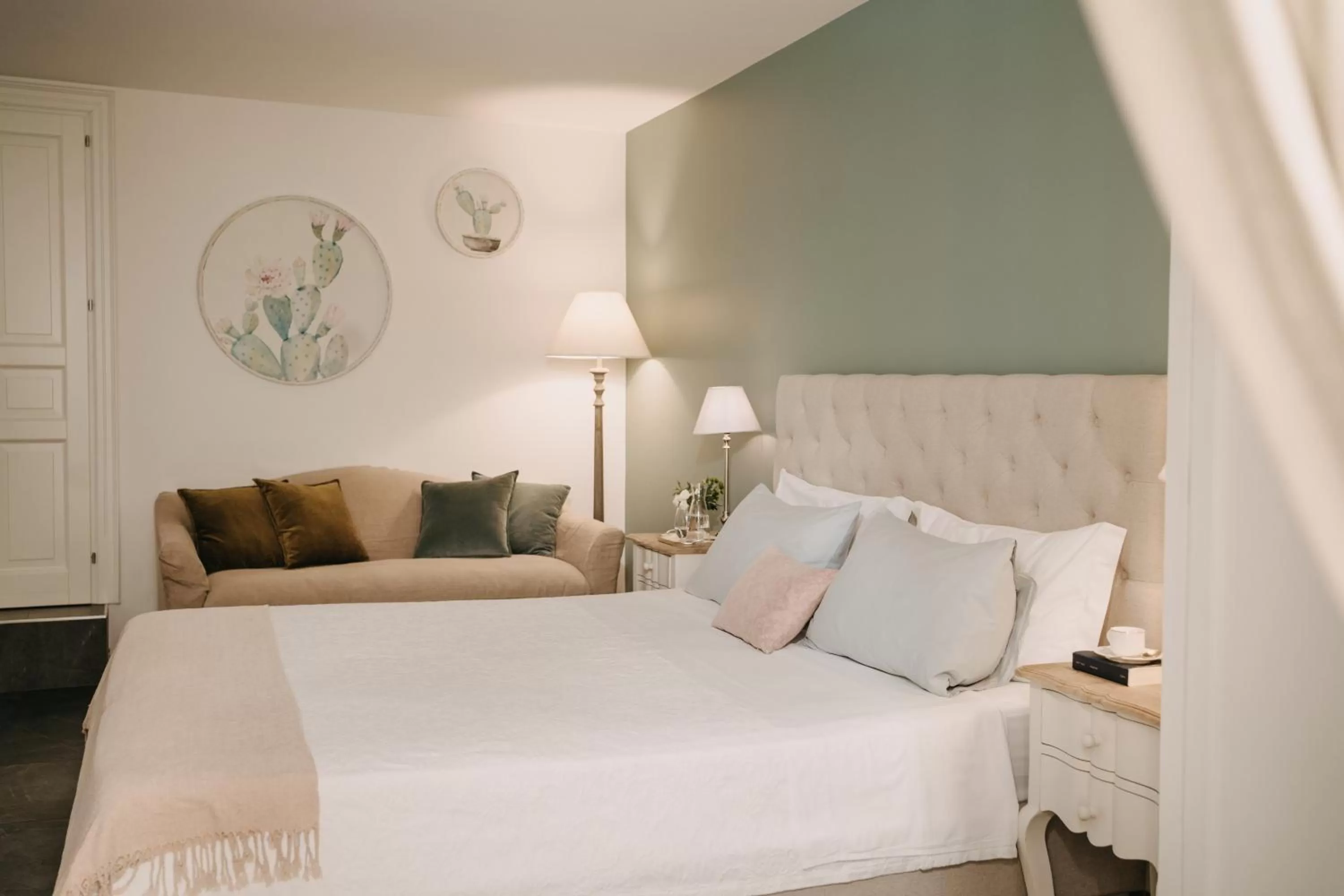 Bed in Palazzo Natoli Boutique Hotel