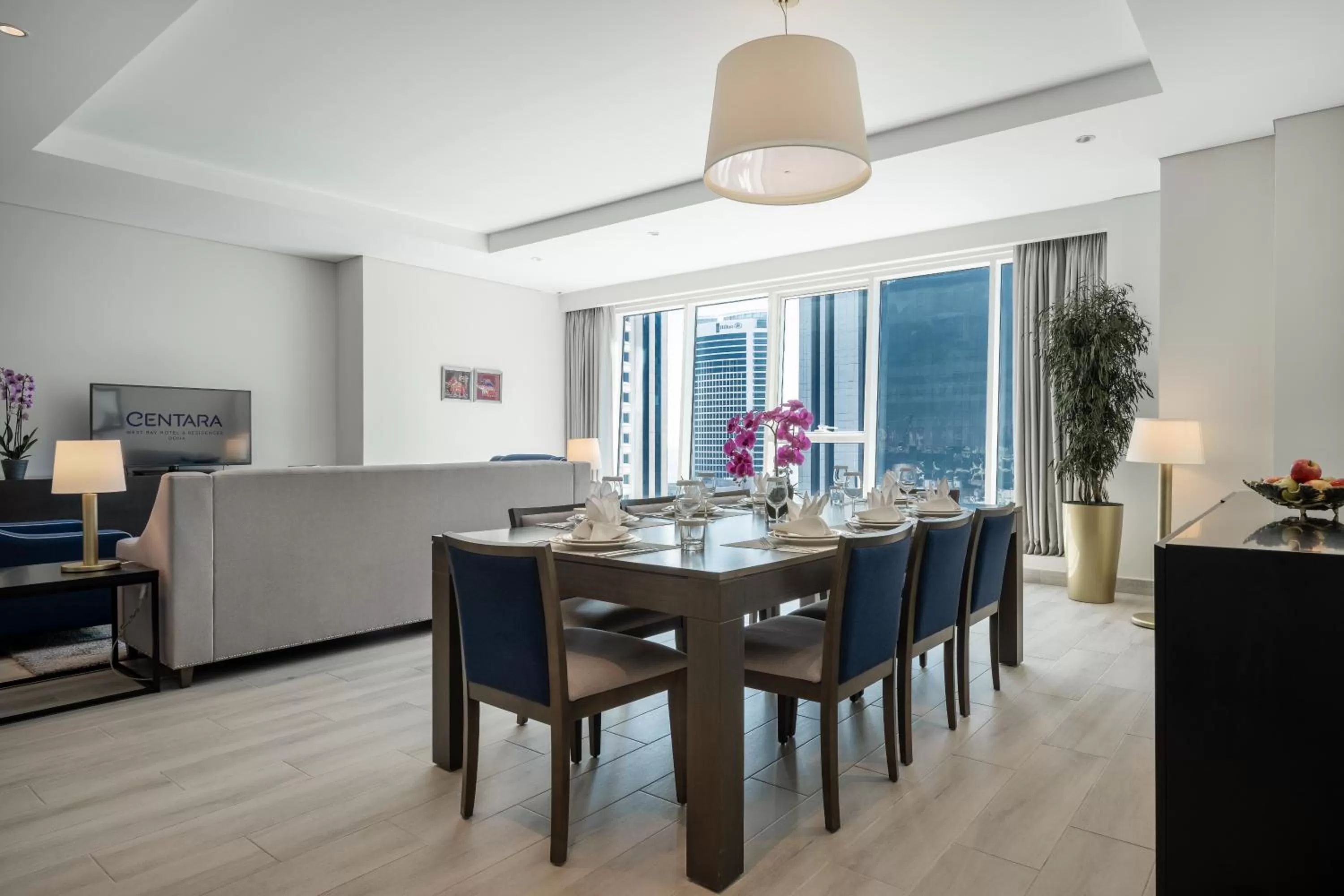 Living room in Centara West Bay Hotel & Residences Doha