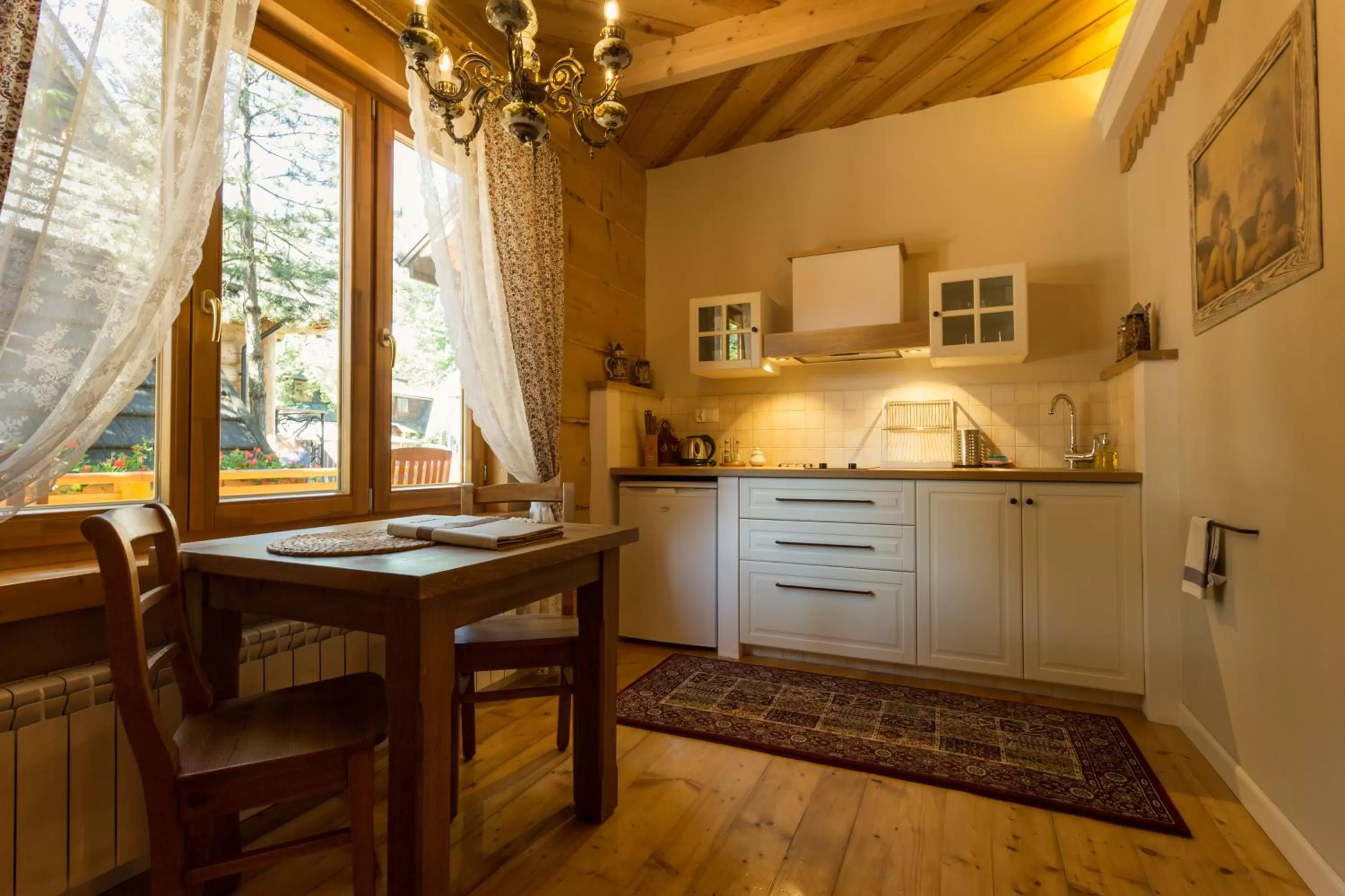 Kitchen/Kitchenette in Rezydencja Bambi