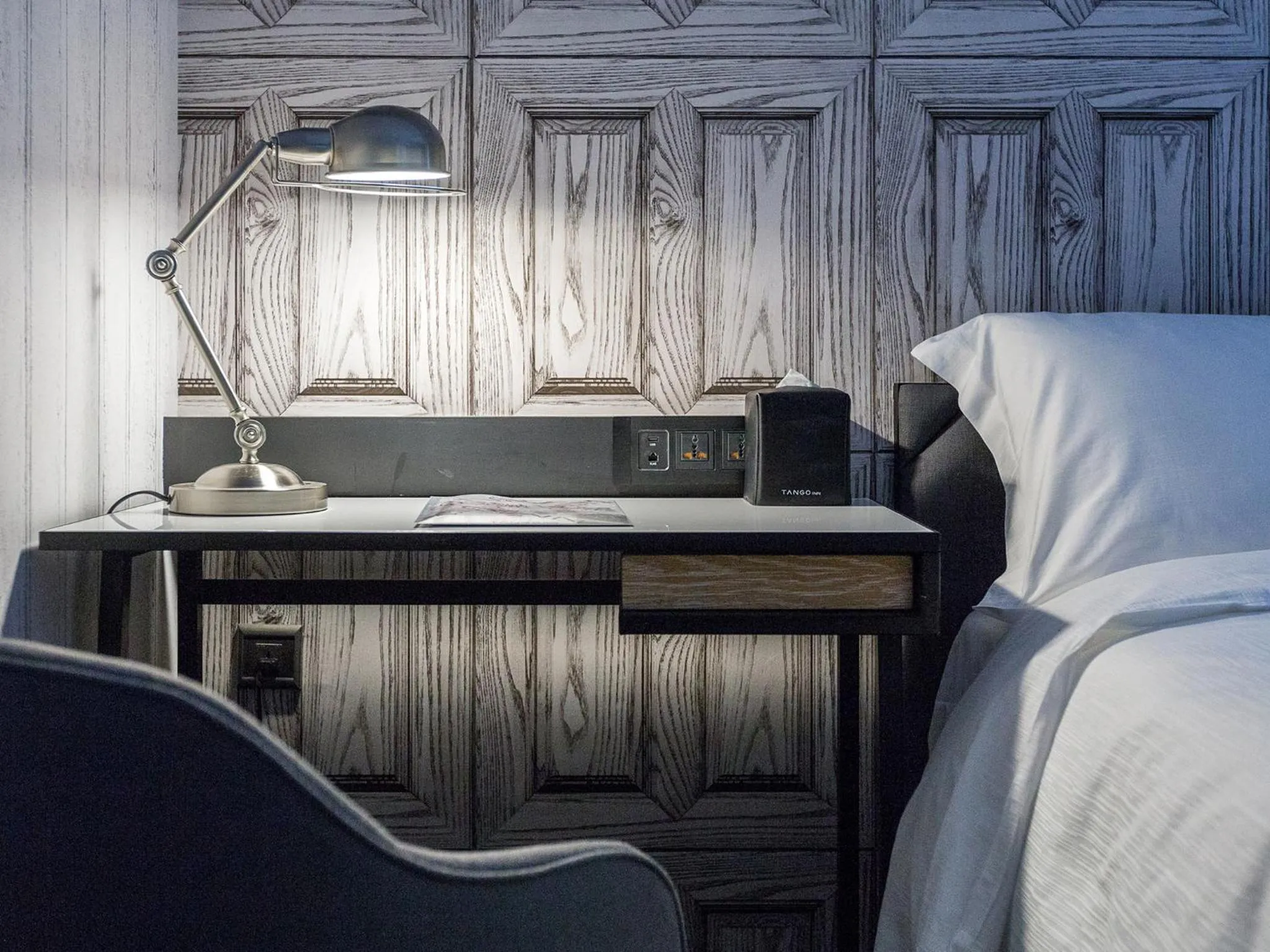 Seating area, Bed in Tango Inn Taipei Jihe