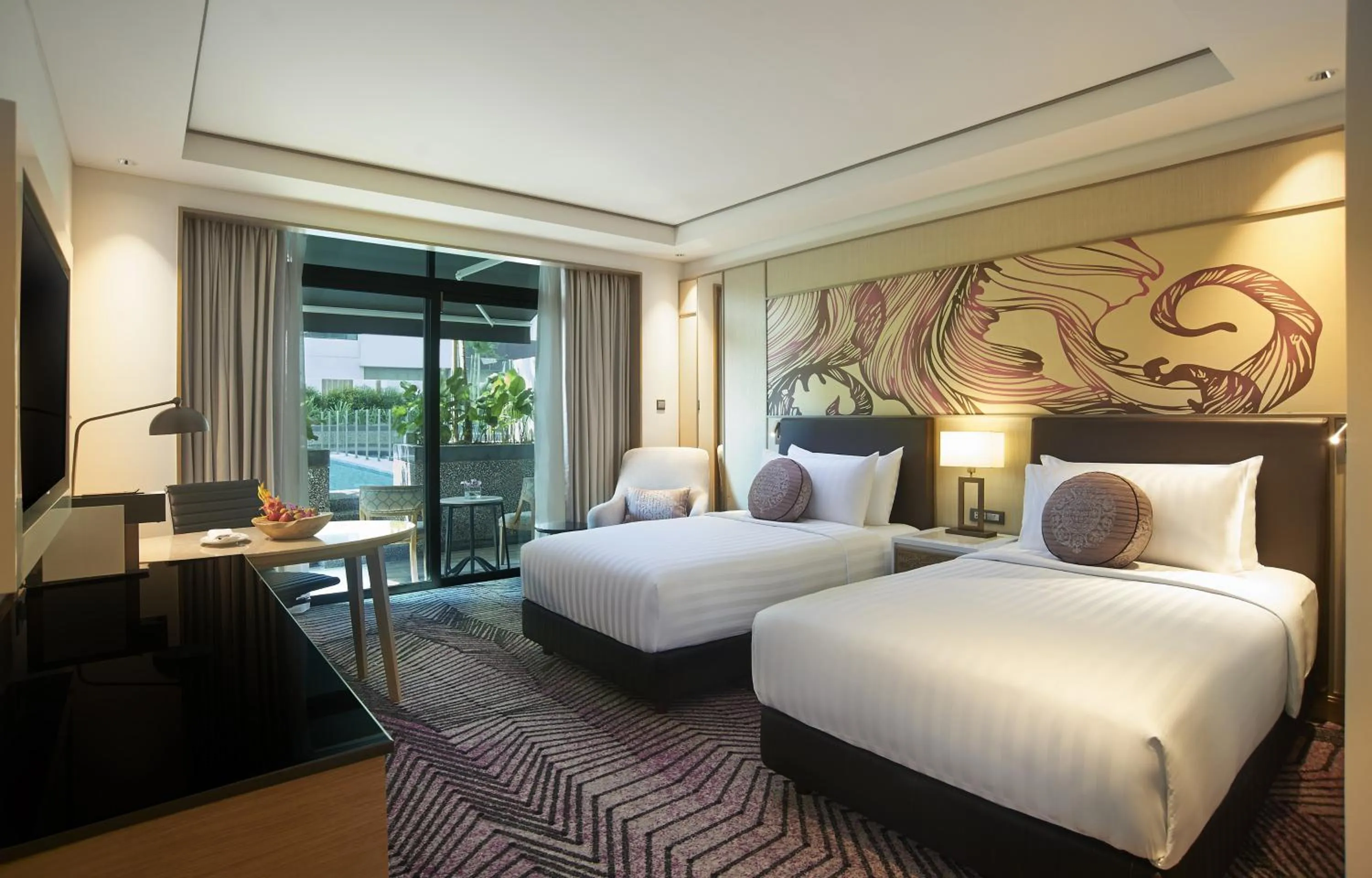 Bed in Amari Johor Bahru