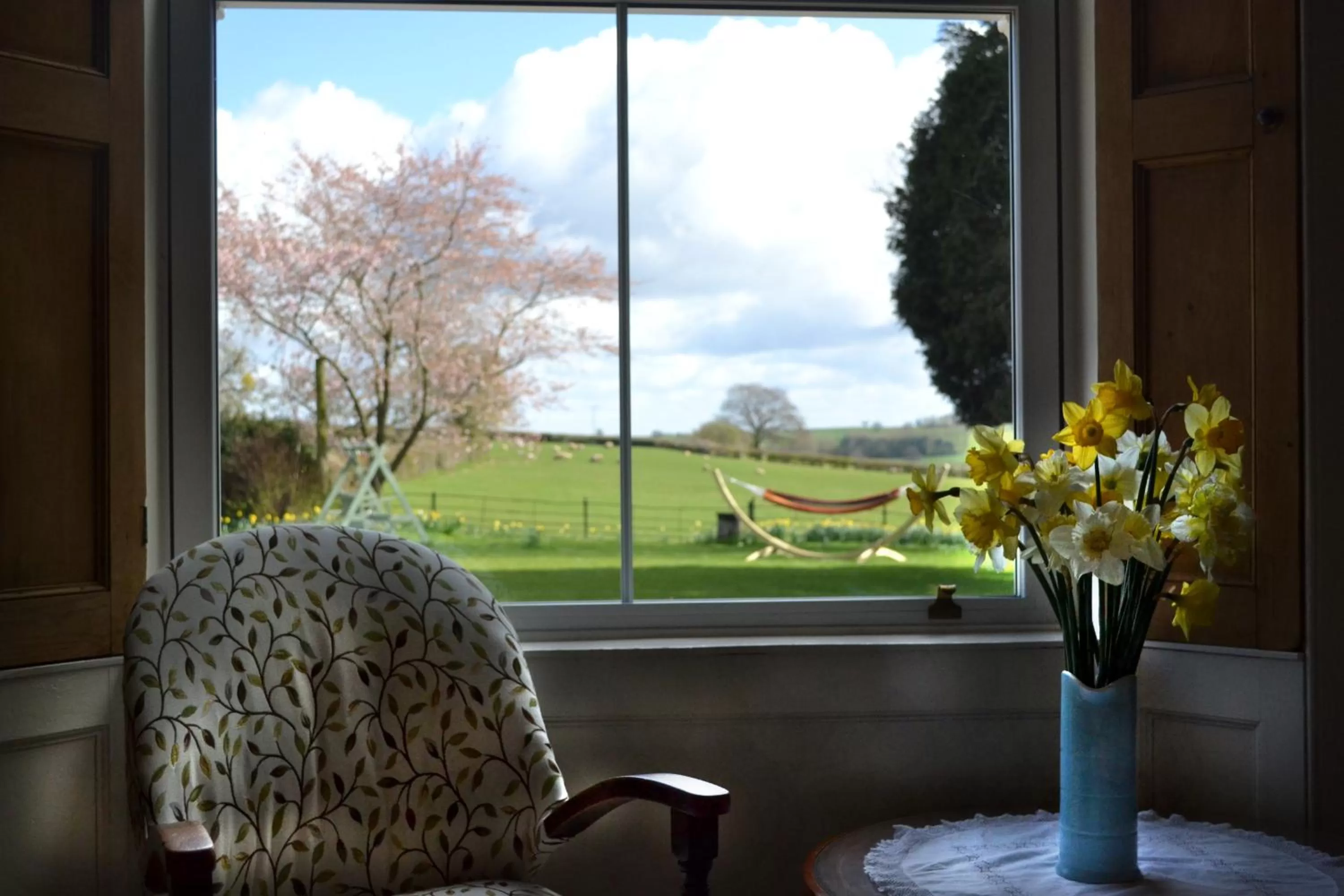 Seating area in Broome Park Farm B&B