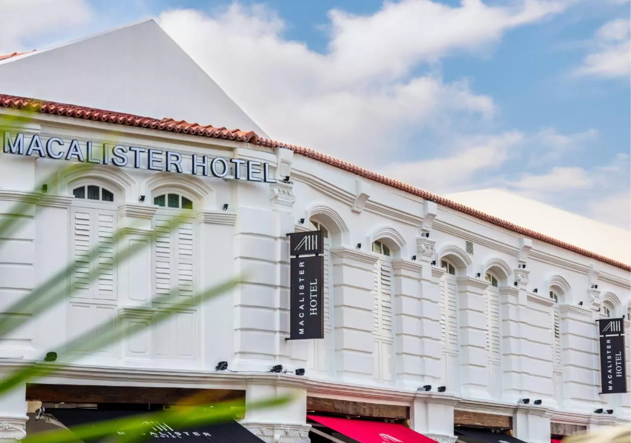 Property building in Macalister Hotel Managed by The Ascott Limited