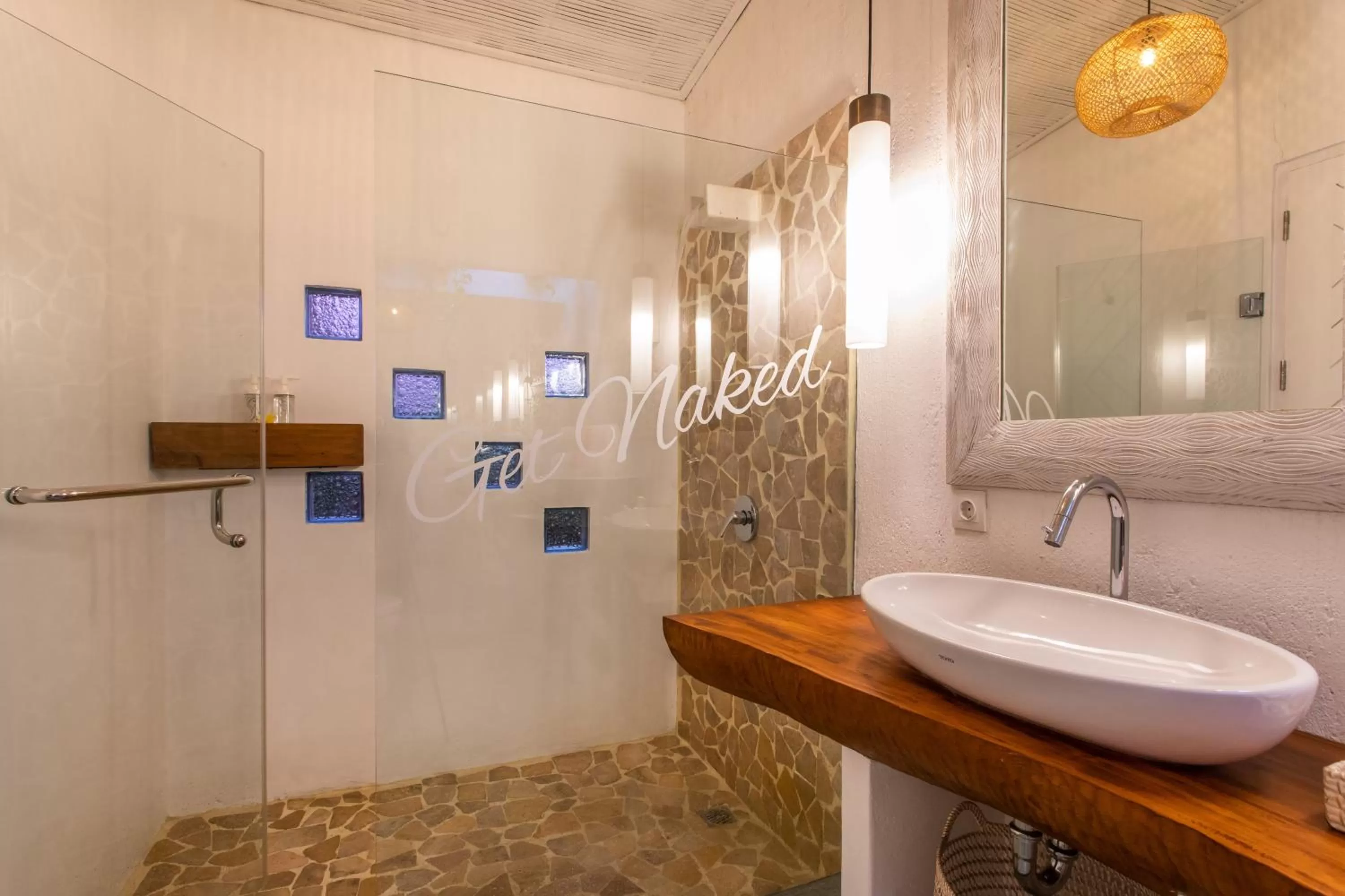 Shower in PinkPrivate Sanur - for Cool Adults Only