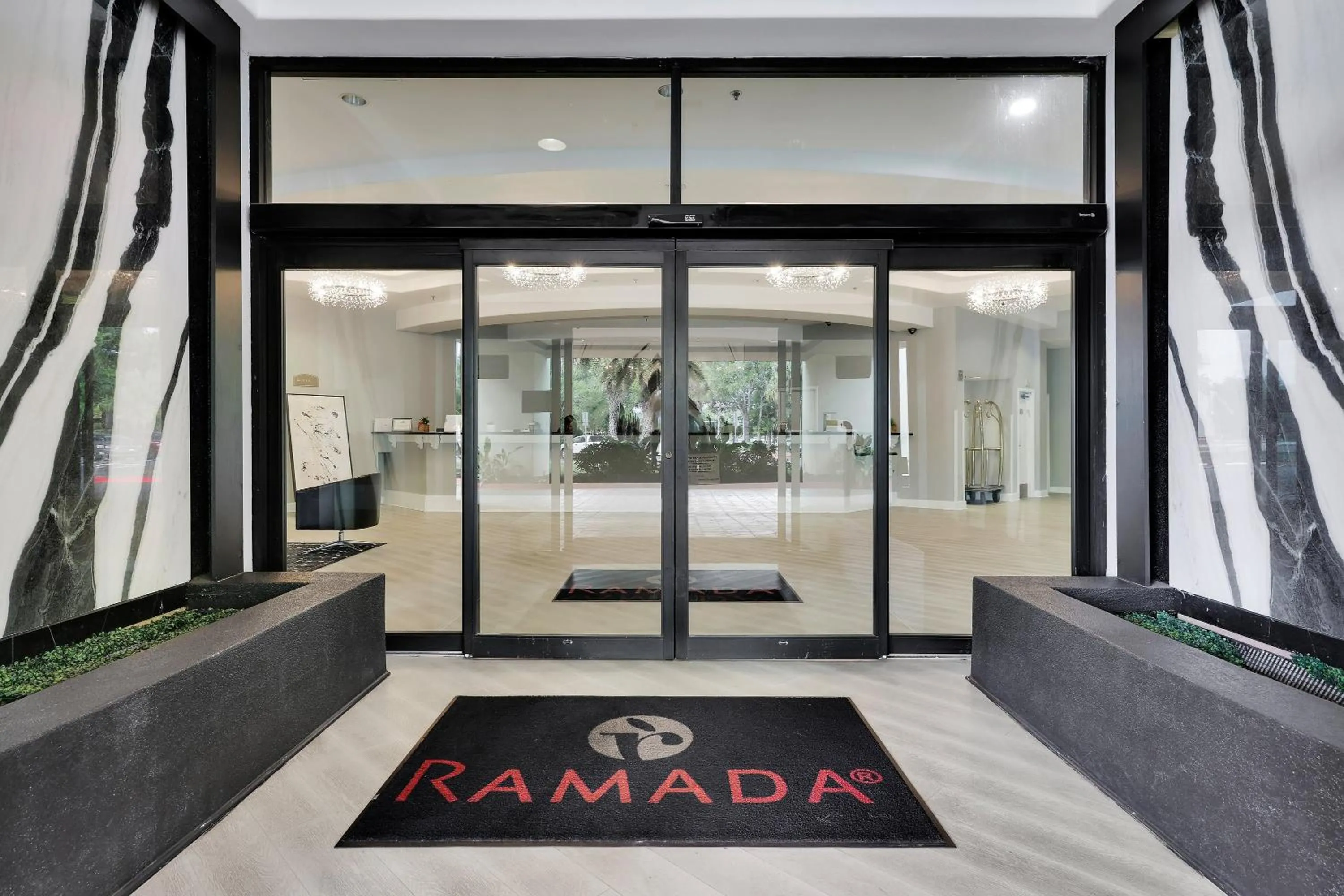 Facade/entrance in Ramada by Wyndham Jacksonville I-95 by Butler Blvd