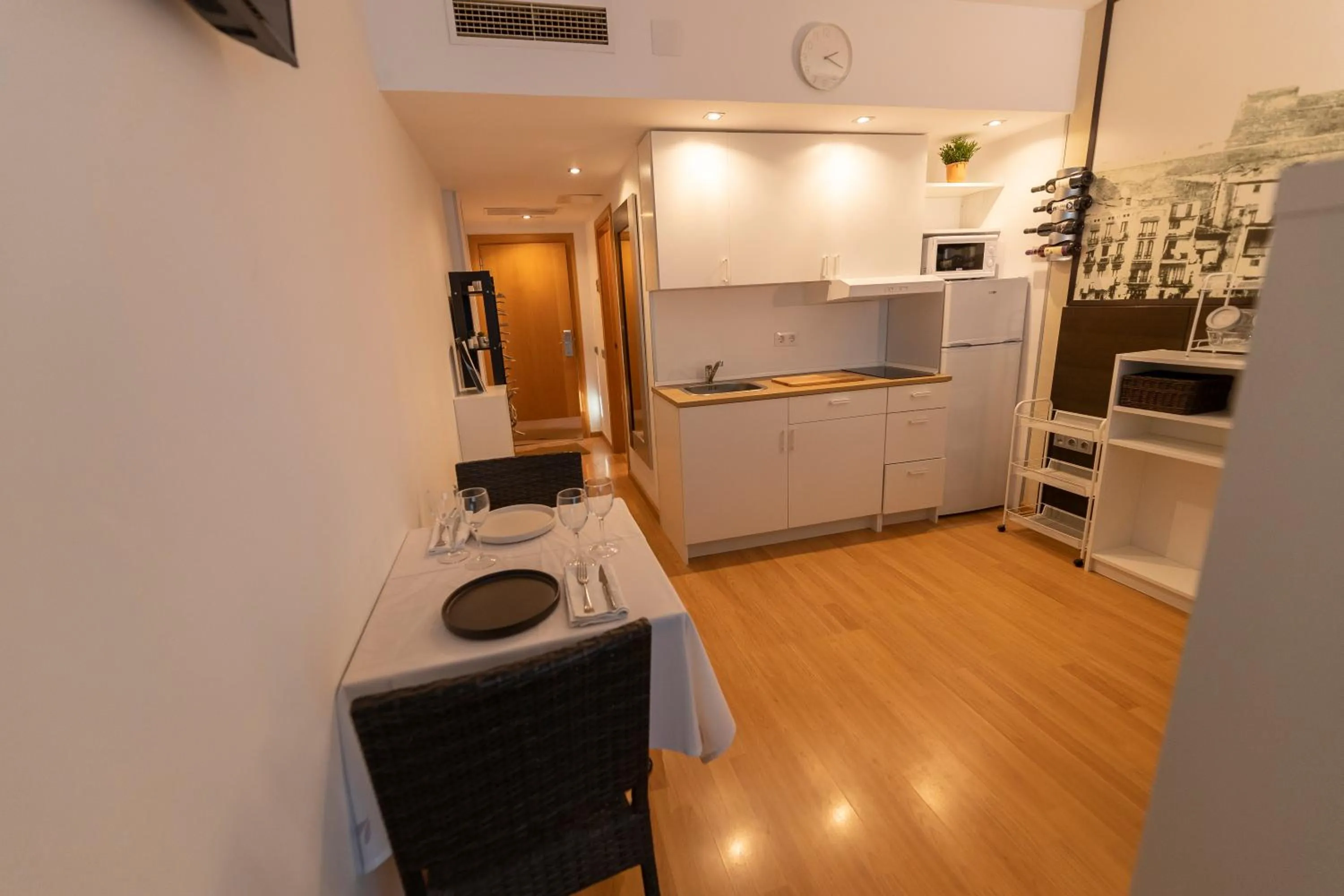 Kitchen or kitchenette in Nastasi Hotel & Spa