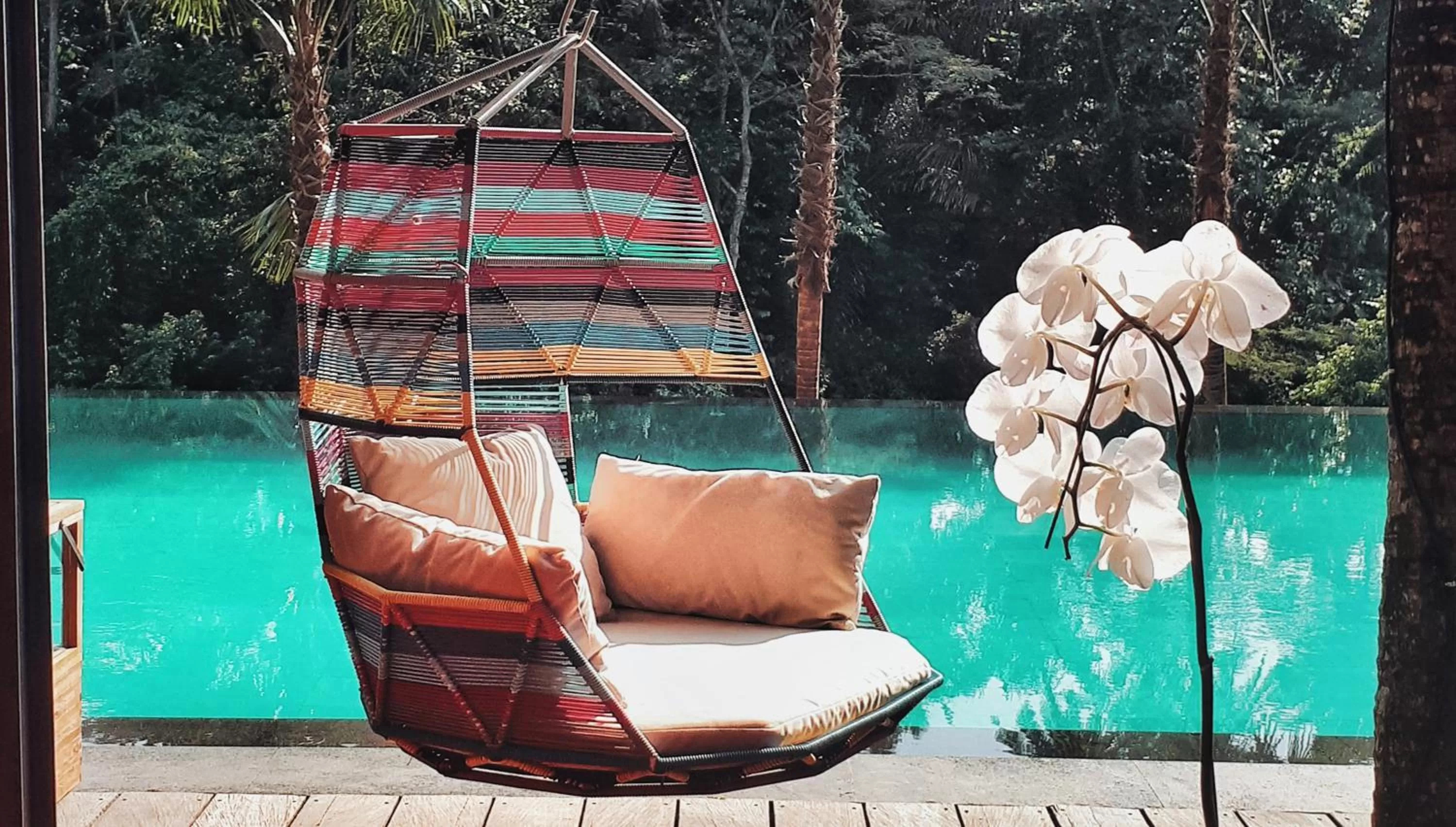 Swimming pool in Chapung Sebali Resort