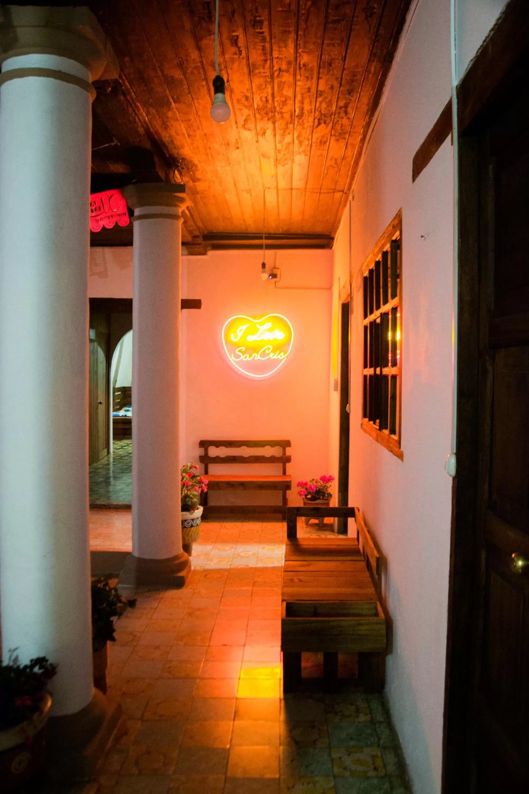 Seating area in Villa Coleta