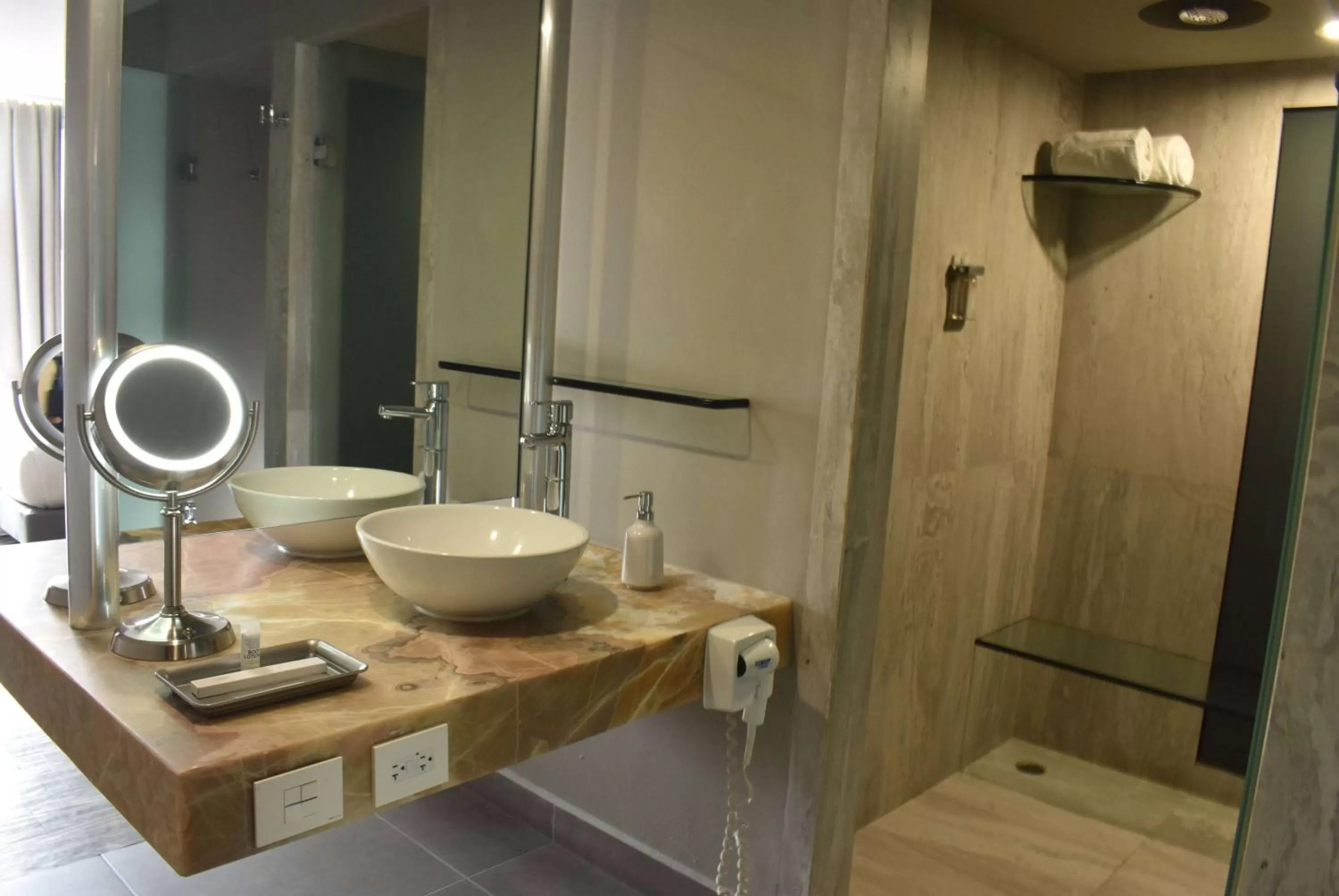 Shower in Ramada by Wyndham Mexico City Santa Fe