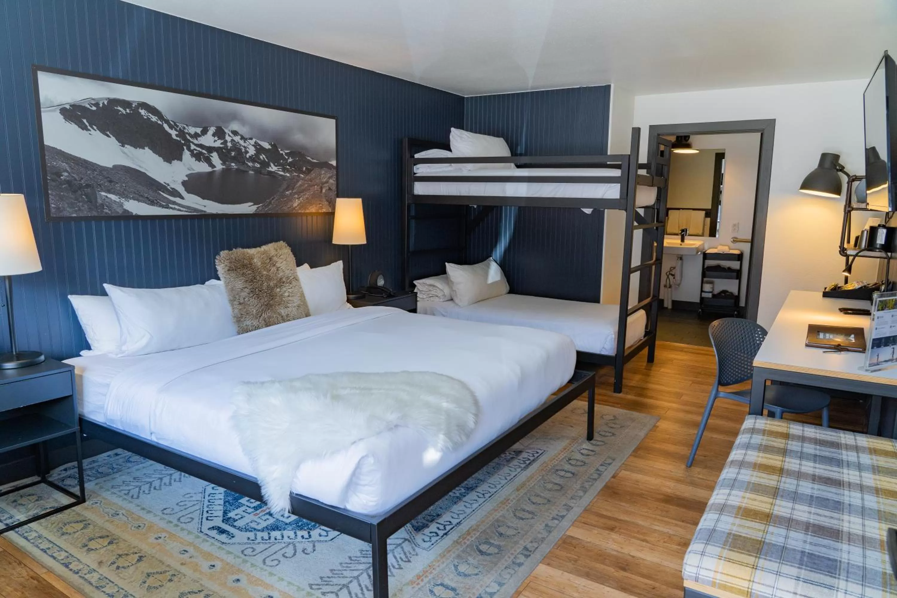 Bedroom, Bed in Gravity Haus Winter Park