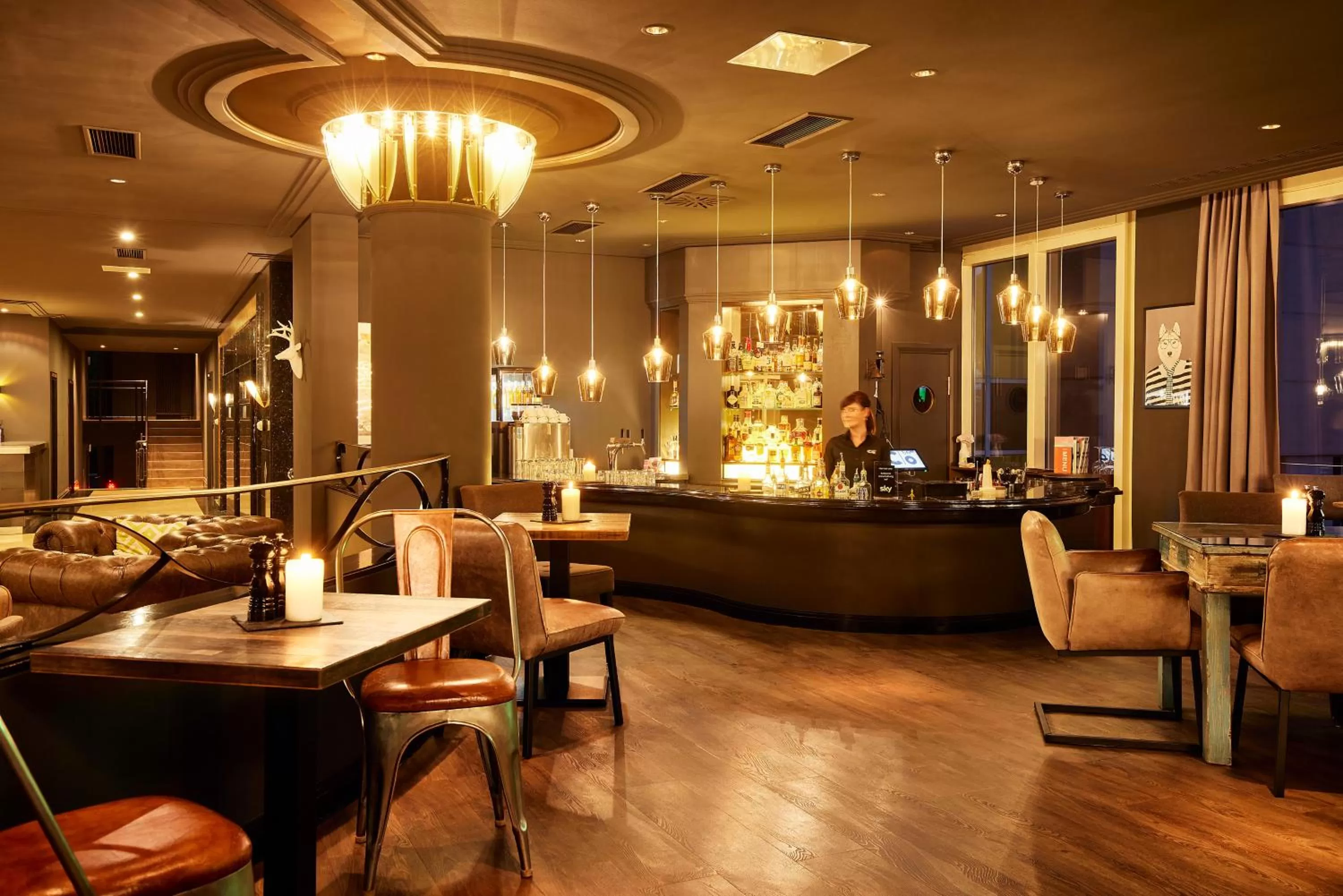 Lounge or bar in co56 Hotel Chemnitz