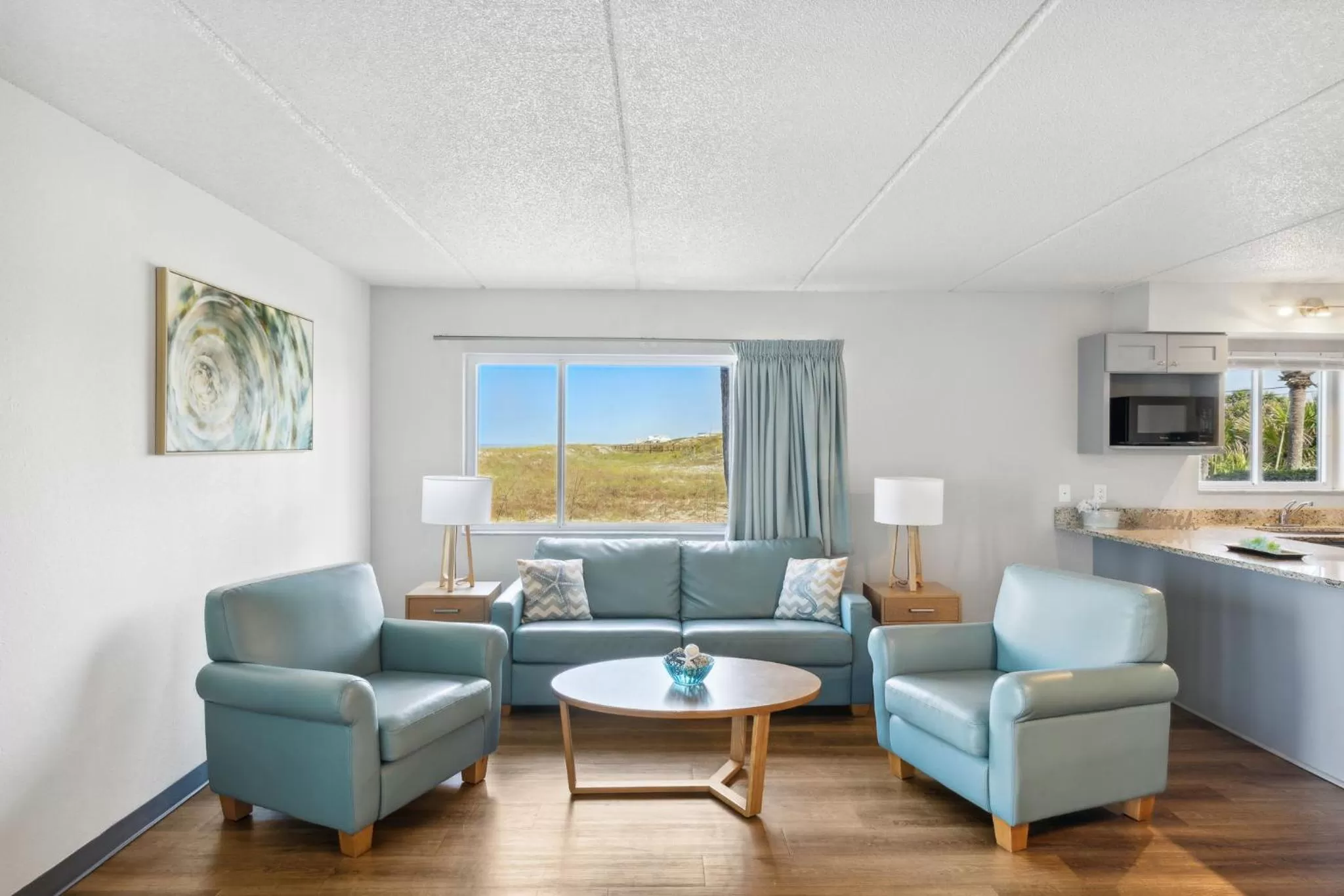 Living room in Sugar Sands Beachfront Hotel, a By The Sea Resort