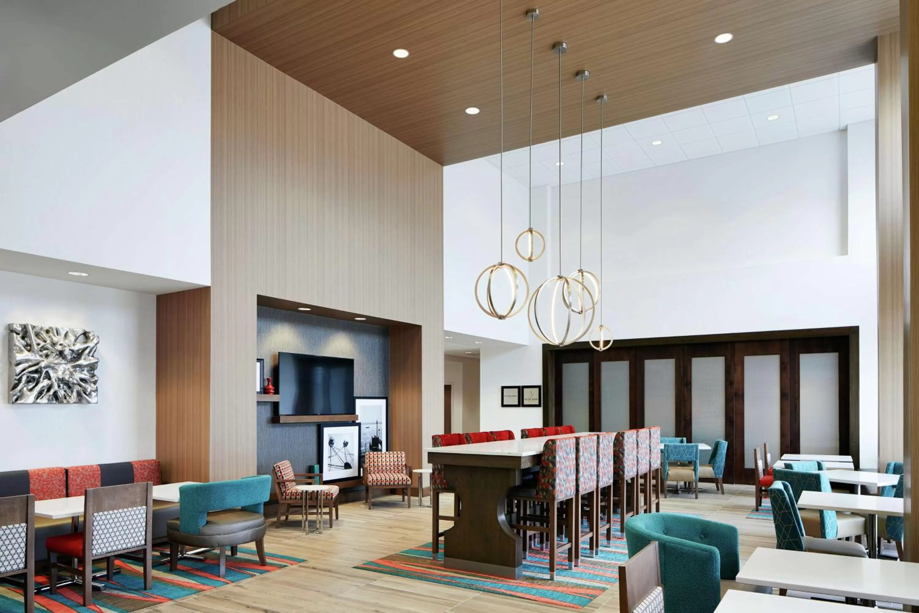 Lobby or reception in Hampton Inn & Suites Chicago/Waukegan