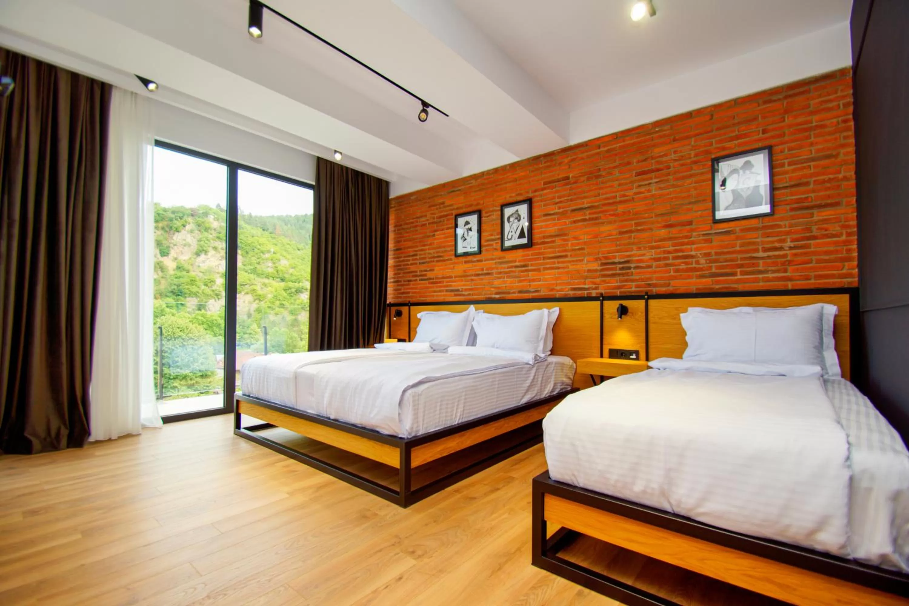 Photo of the whole room, Bed in Borjomi Bridge Hotel