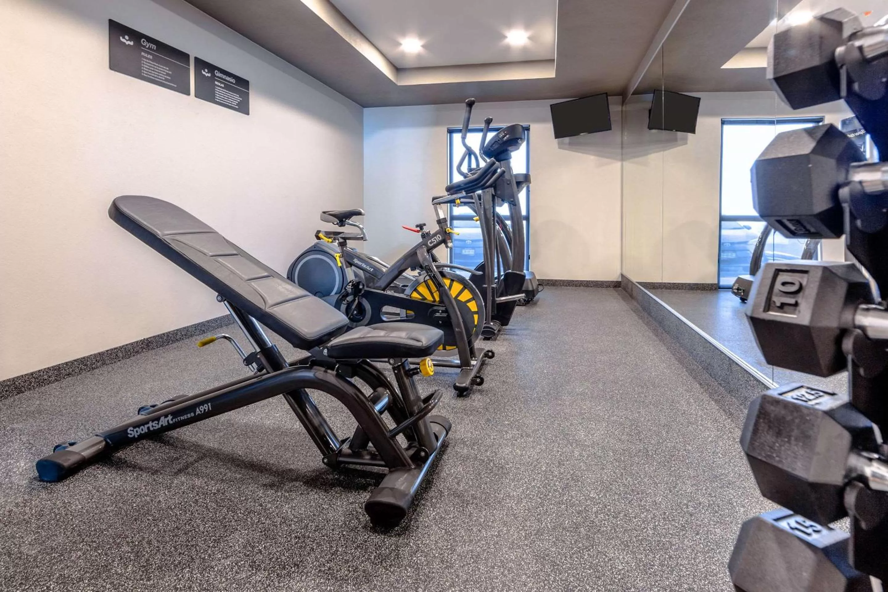 Fitness centre/facilities in Comfort Inn Delicias
