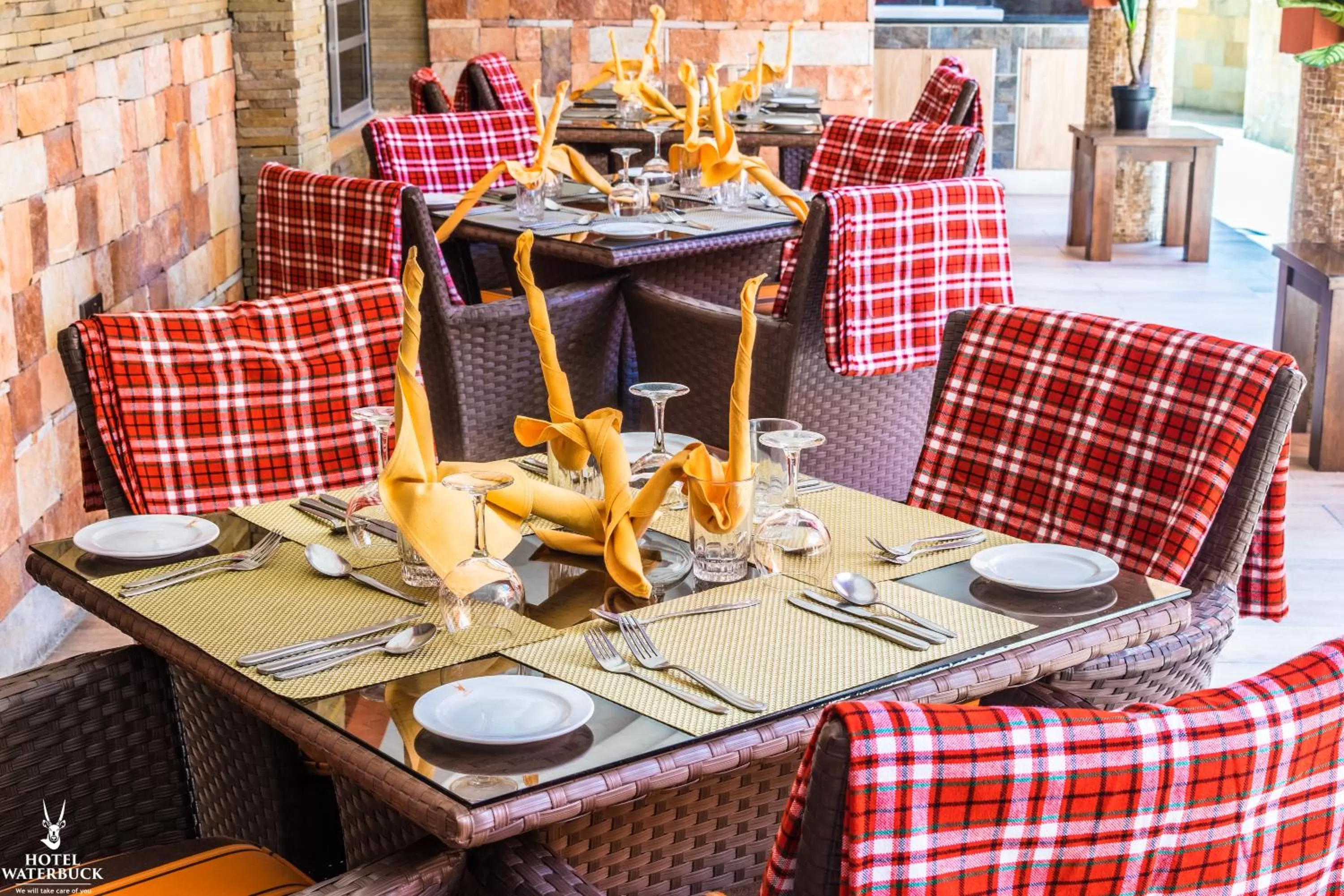 Seating area in Hotel Waterbuck