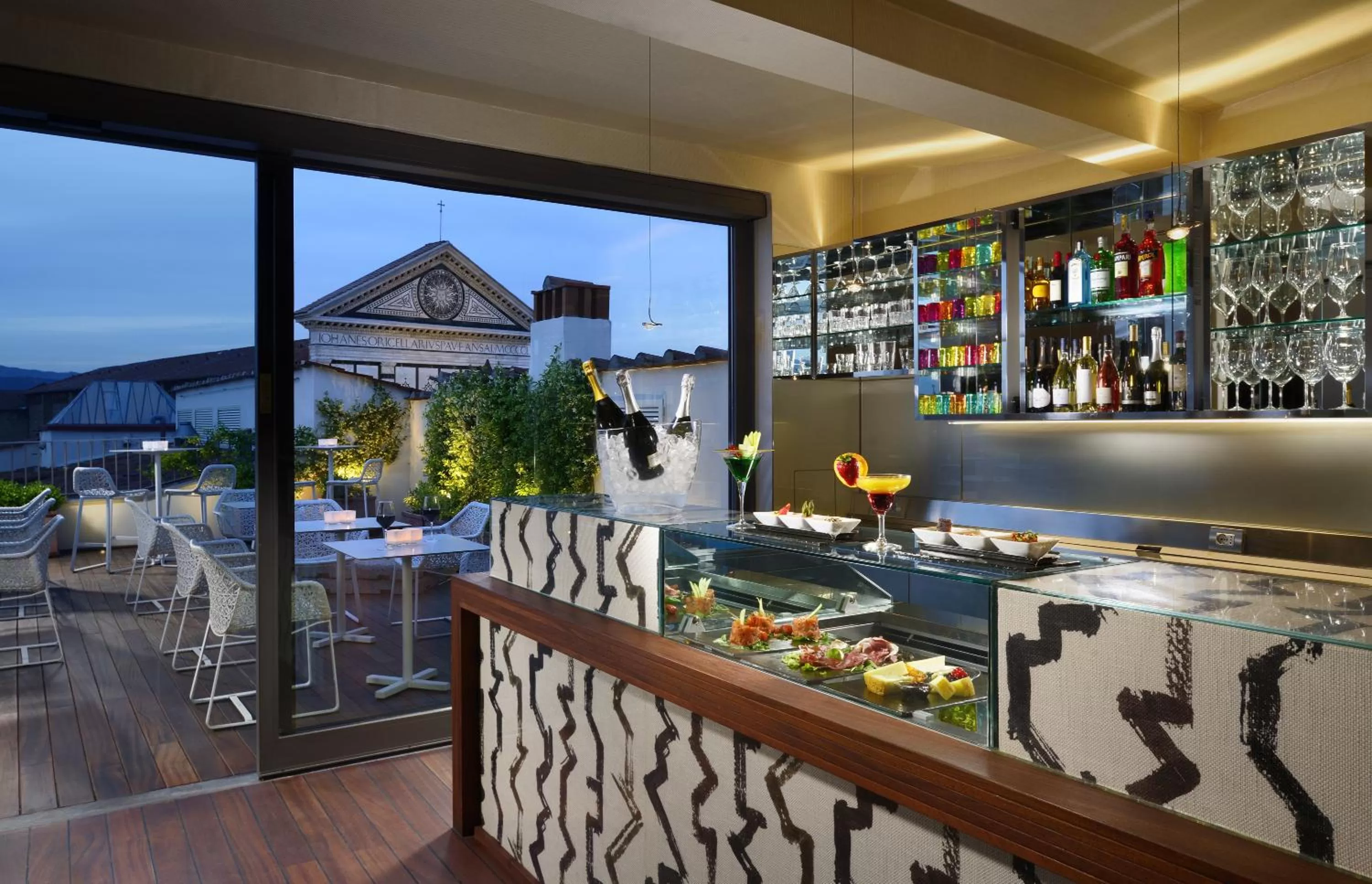 Lounge or bar in Grand Hotel Minerva