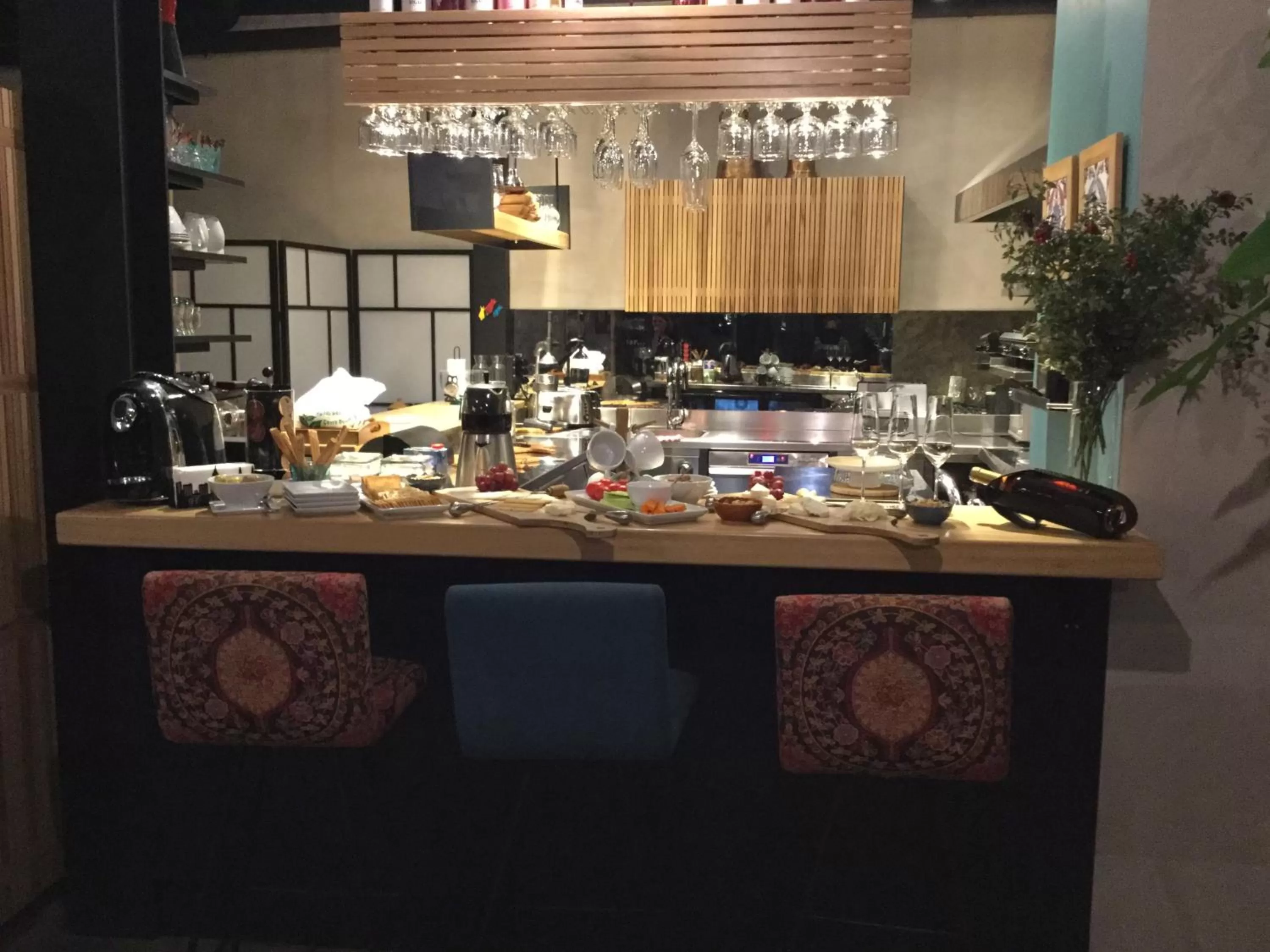 Kitchen or kitchenette in Hammamhane Hotel