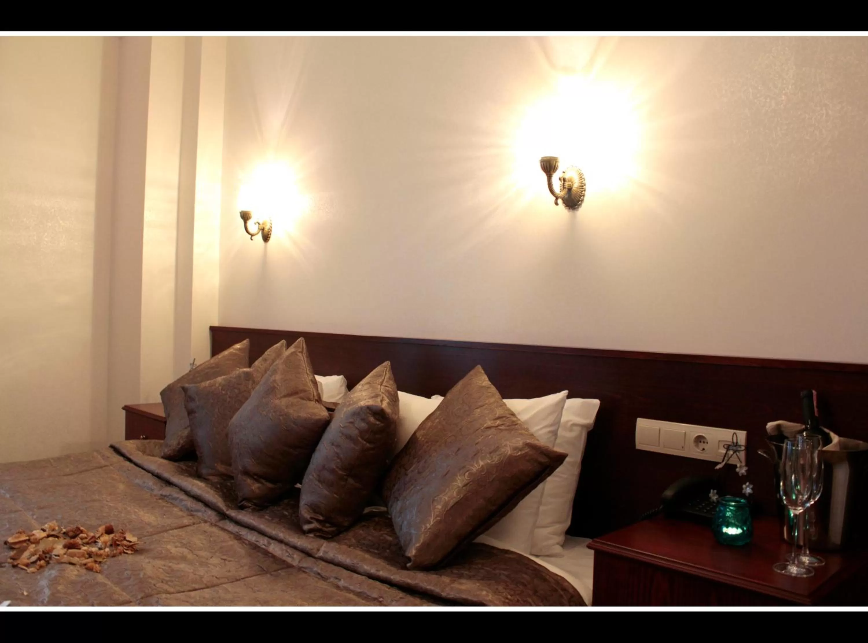 Decorative detail, Bed in Sultanahmet Cesme Hotel