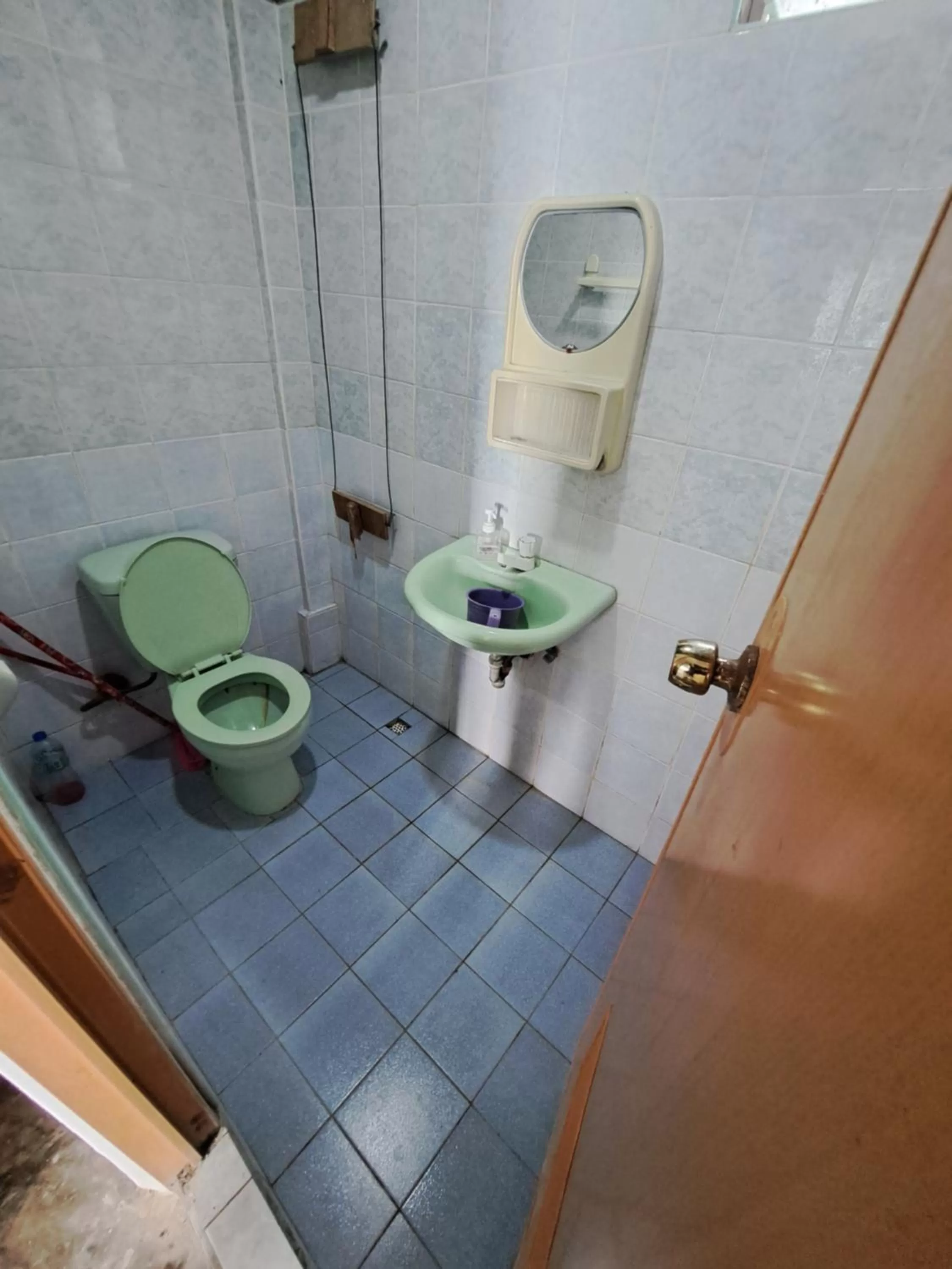 Toilet in Paseo Del Mar Seaside Inn