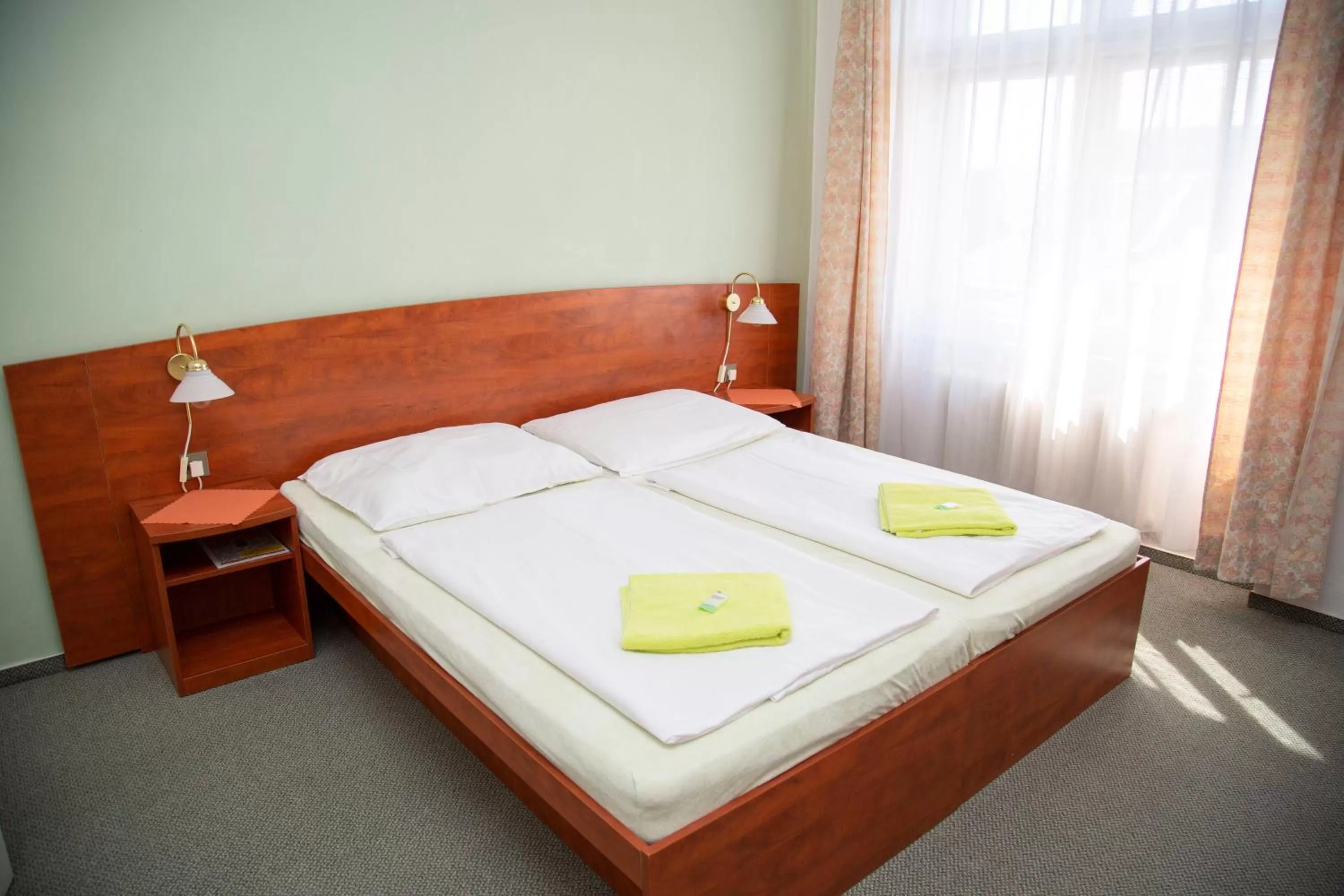 Bed in Wellness Hotel Central