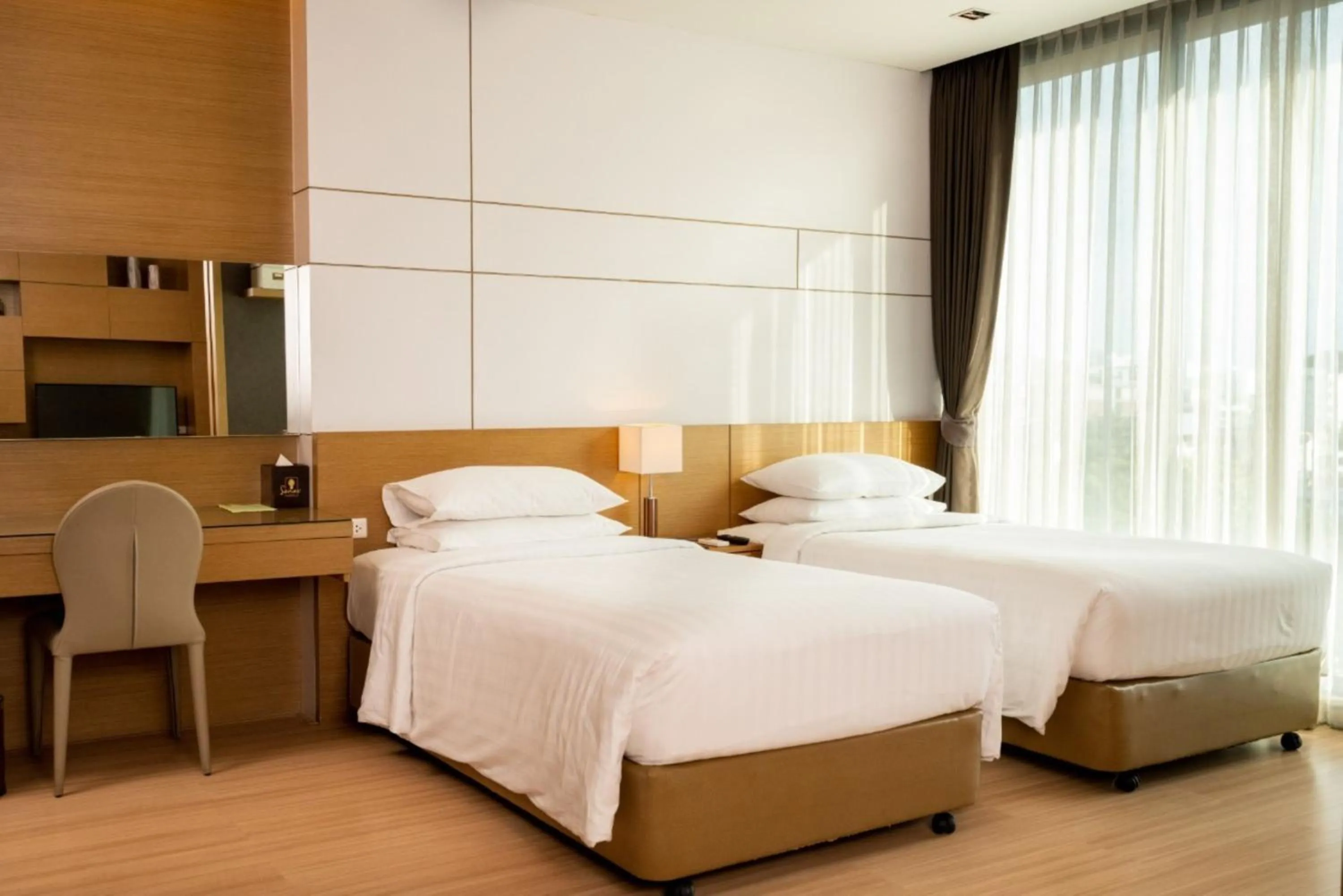 Bed in Sanae' Hotel Nimman