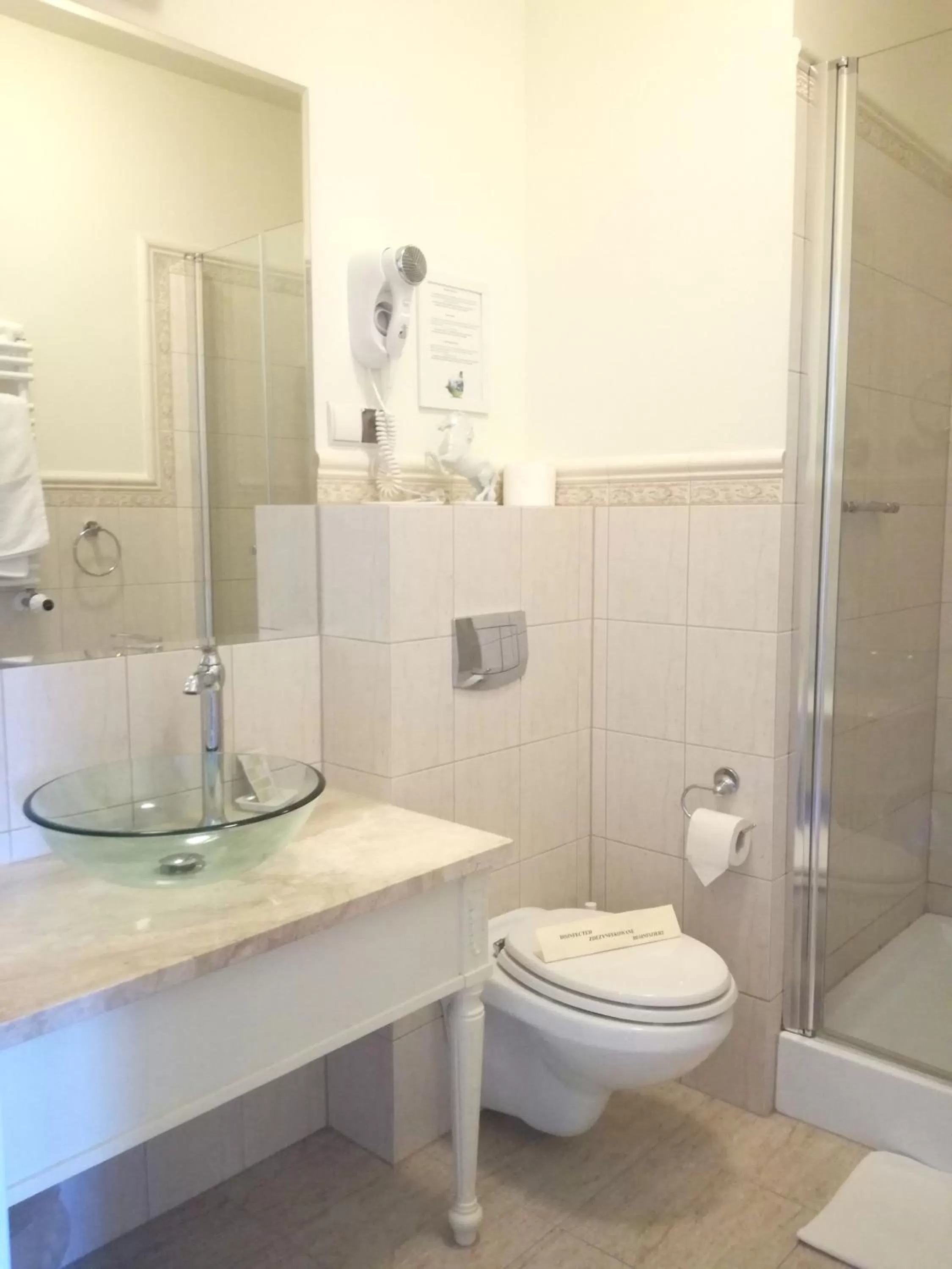 Bathroom in Hotel SPA Akacjowy Dwór