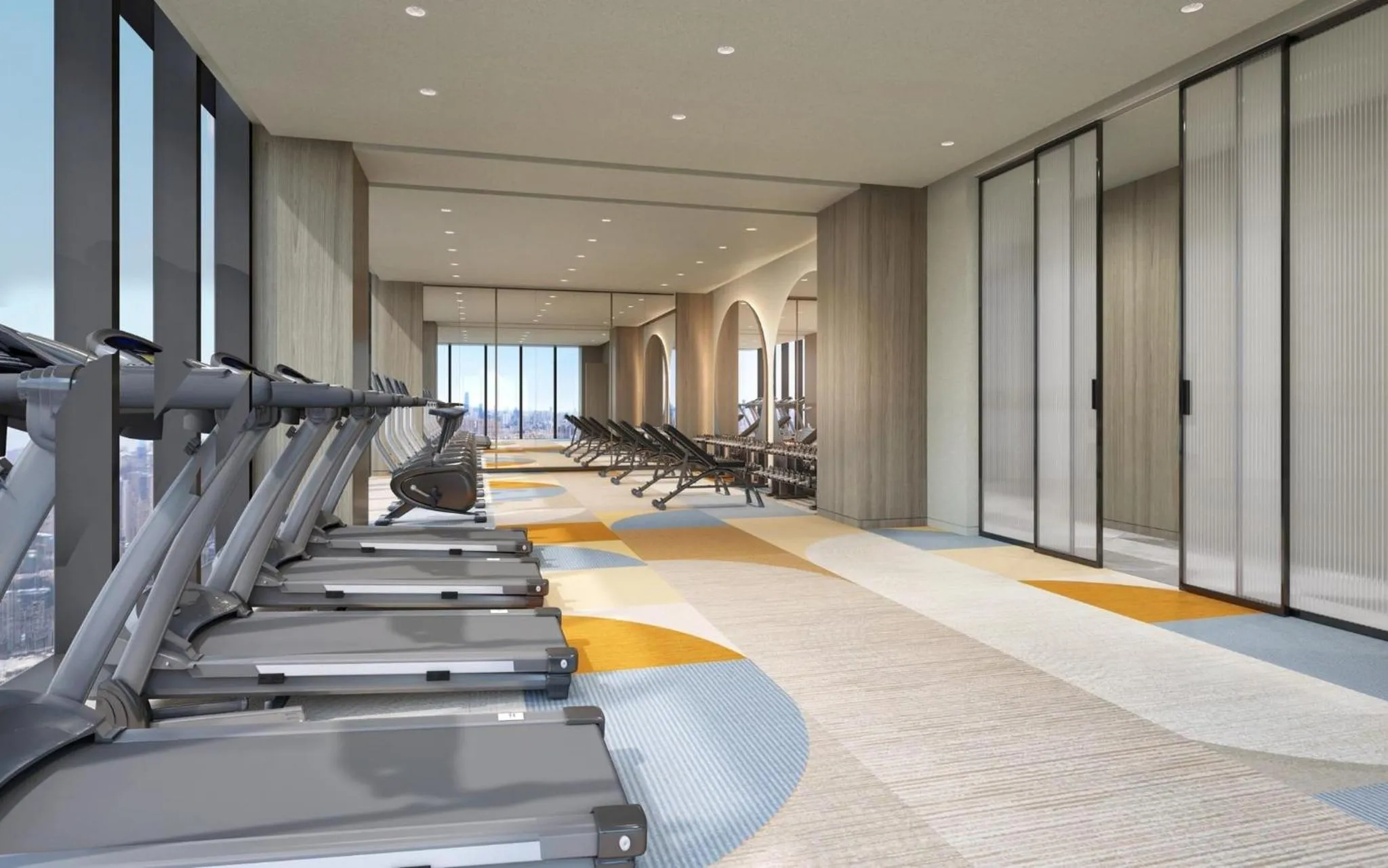 Fitness centre/facilities in Crowne Plaza Hangzhou Riverside by IHG