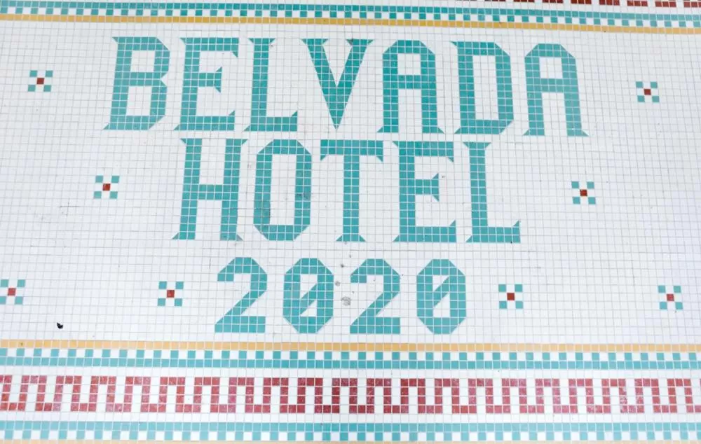 Decorative detail in Belvada Hotel