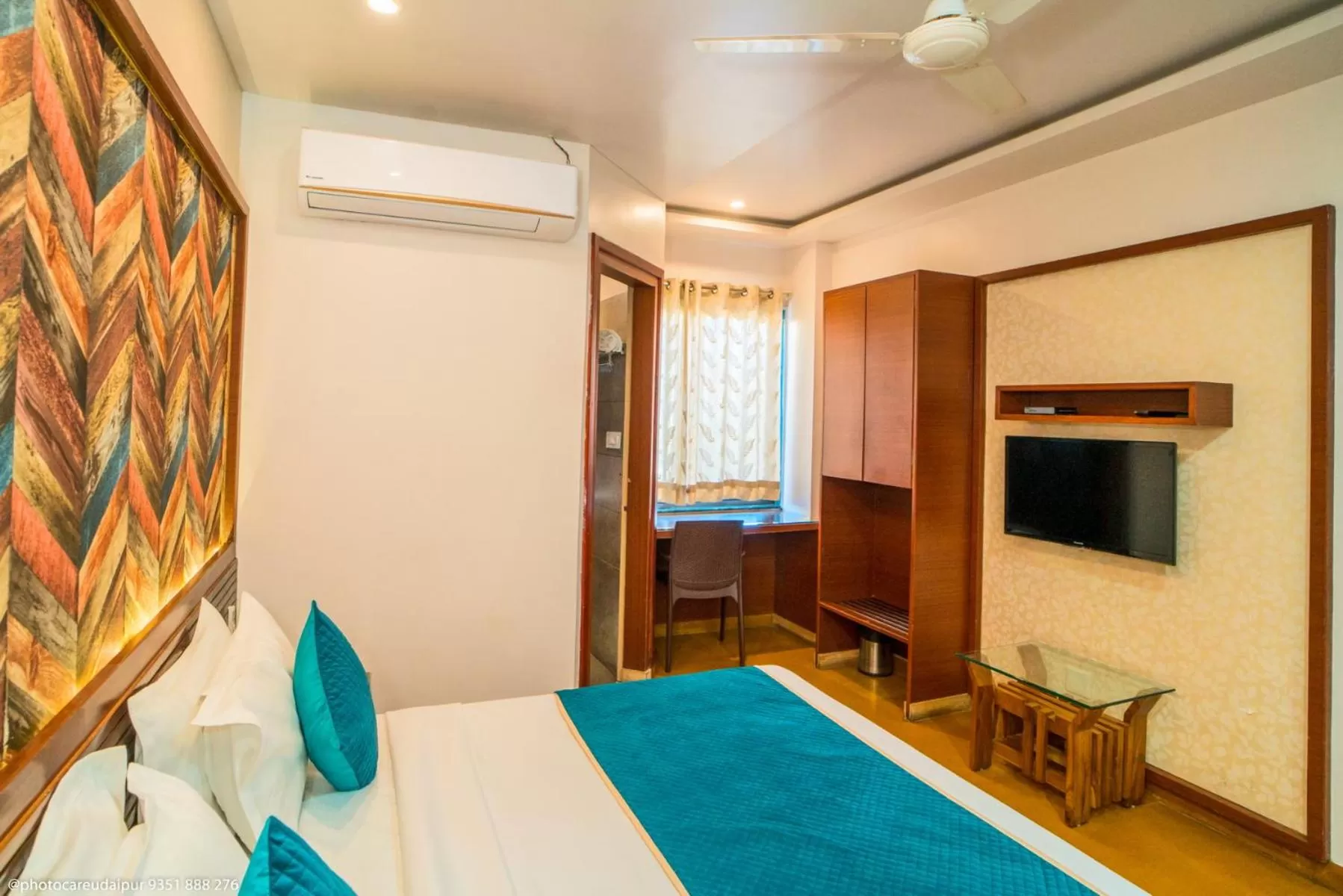 Bed in Uddhav Vilas A Family Hotel