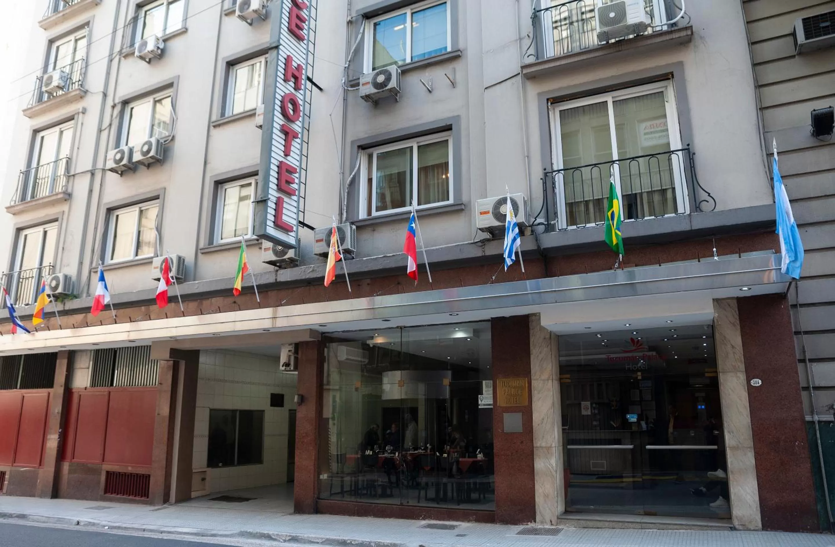 Facade/entrance in Tucuman Palace Hotel