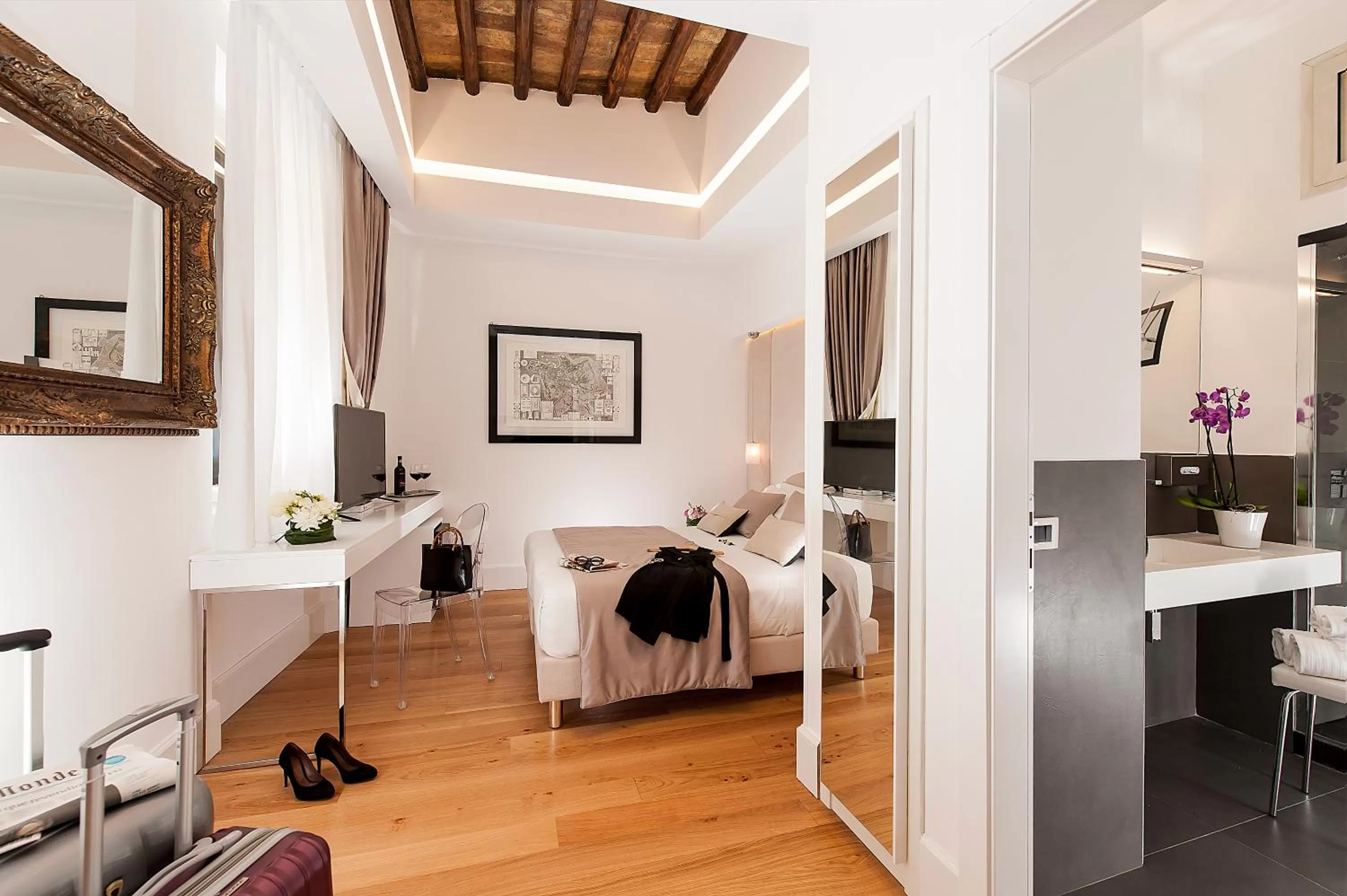 Bed in Argentina Residenza Style Hotel