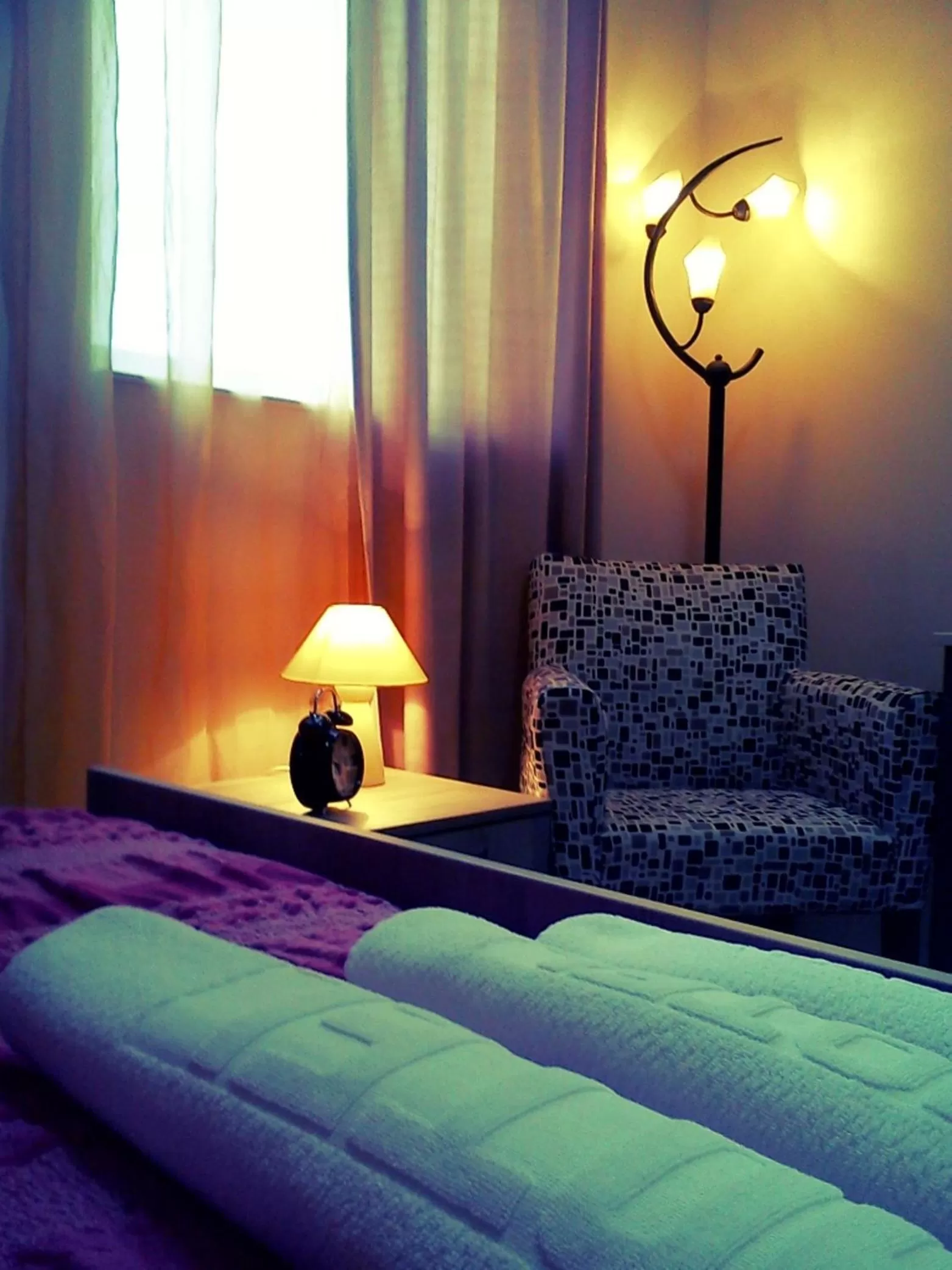 Decorative detail, Bed in Garni Hotel Tri O