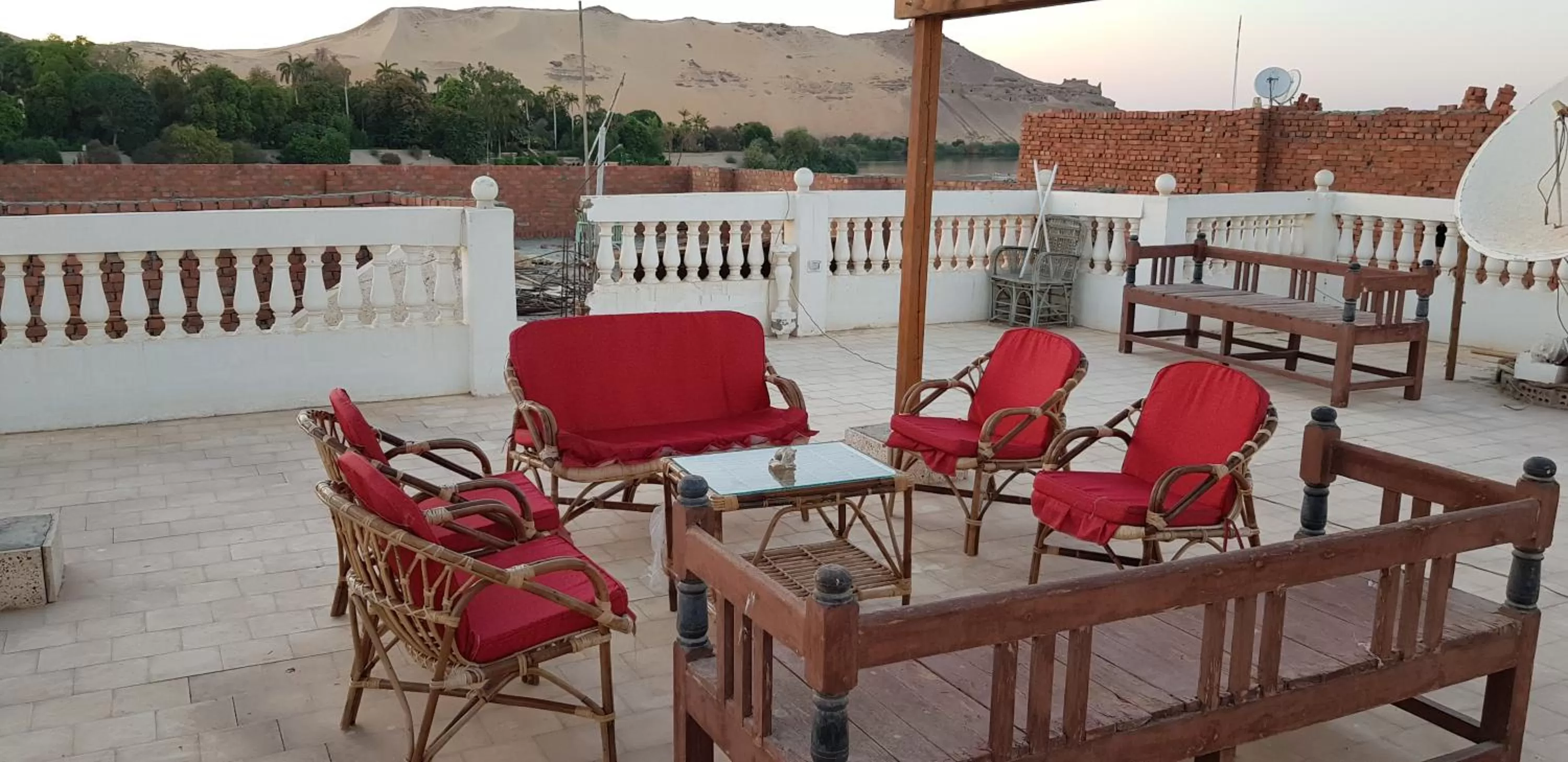 Balcony/Terrace in Taharka Nubian House