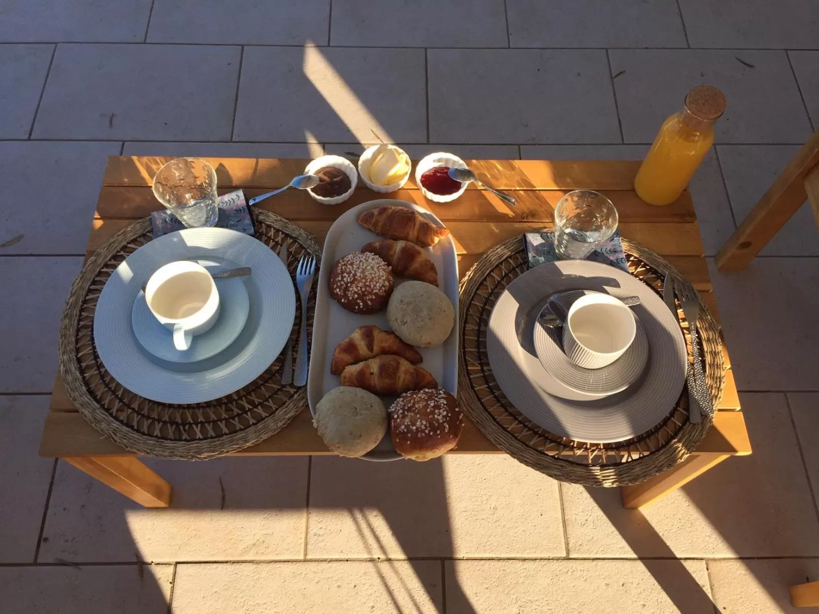 Breakfast in Chambre d'hôtes Ama