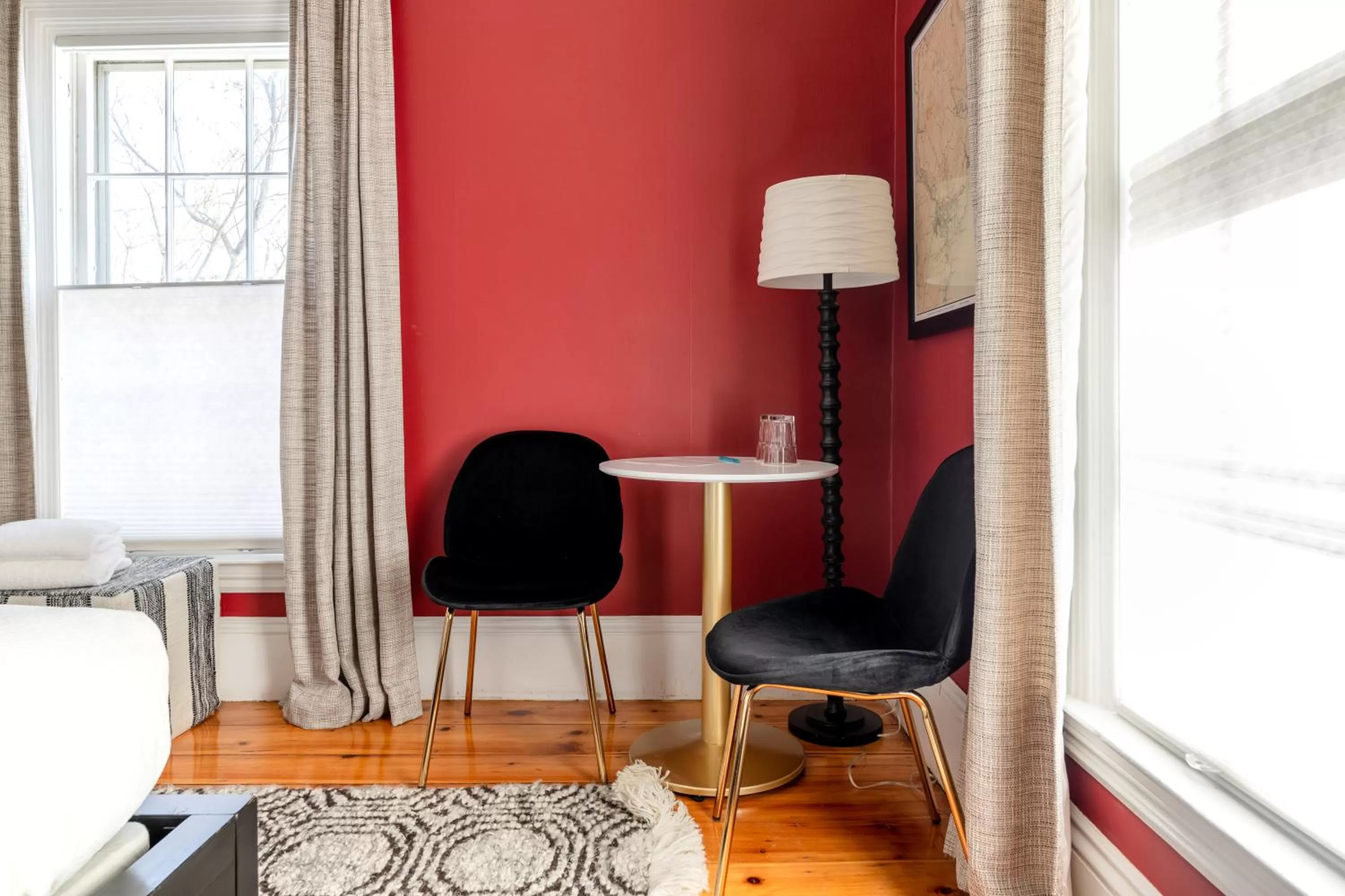 Seating area in The Water Street Inn
