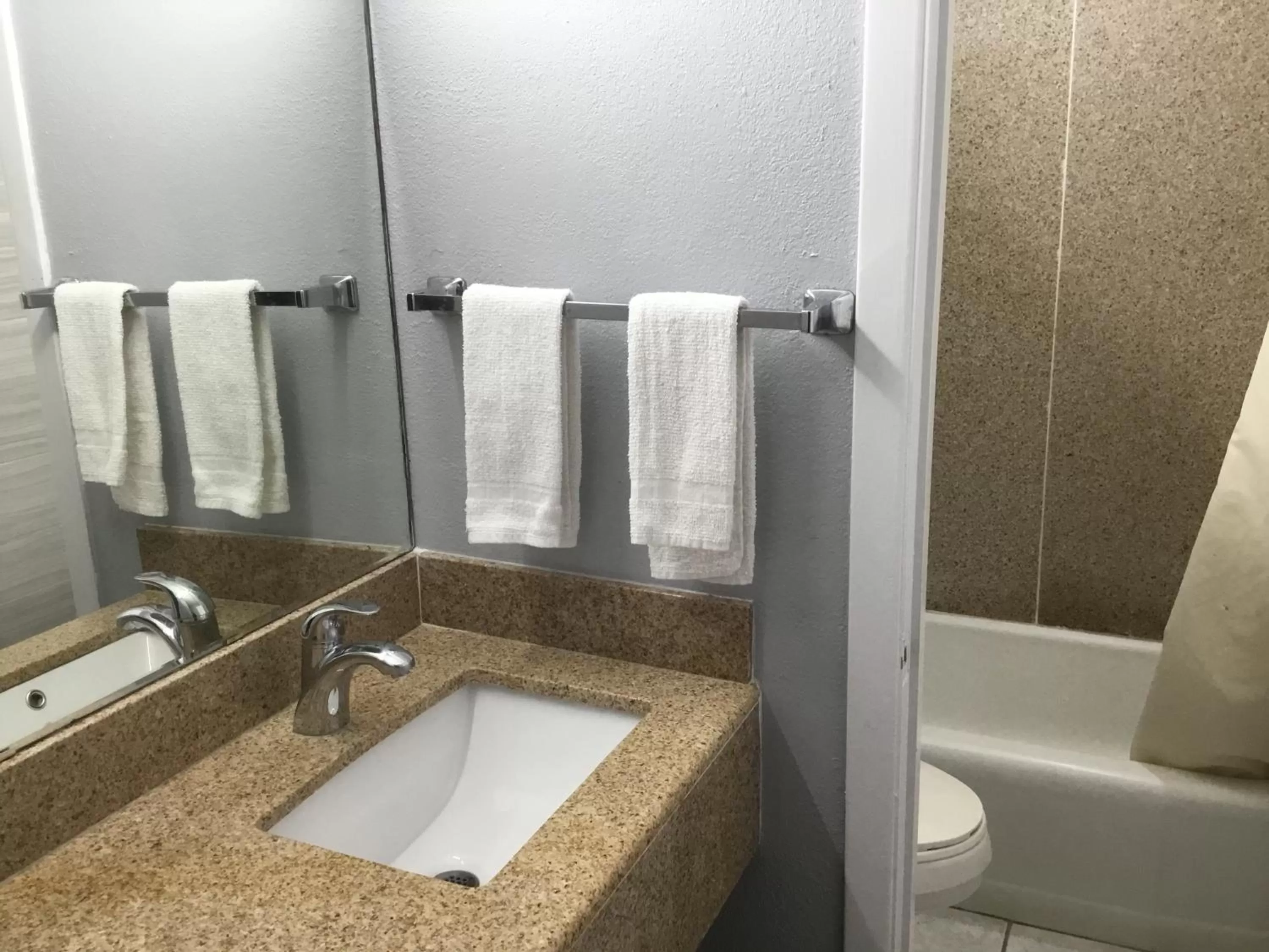 Bathroom in Budget Inn Plainview