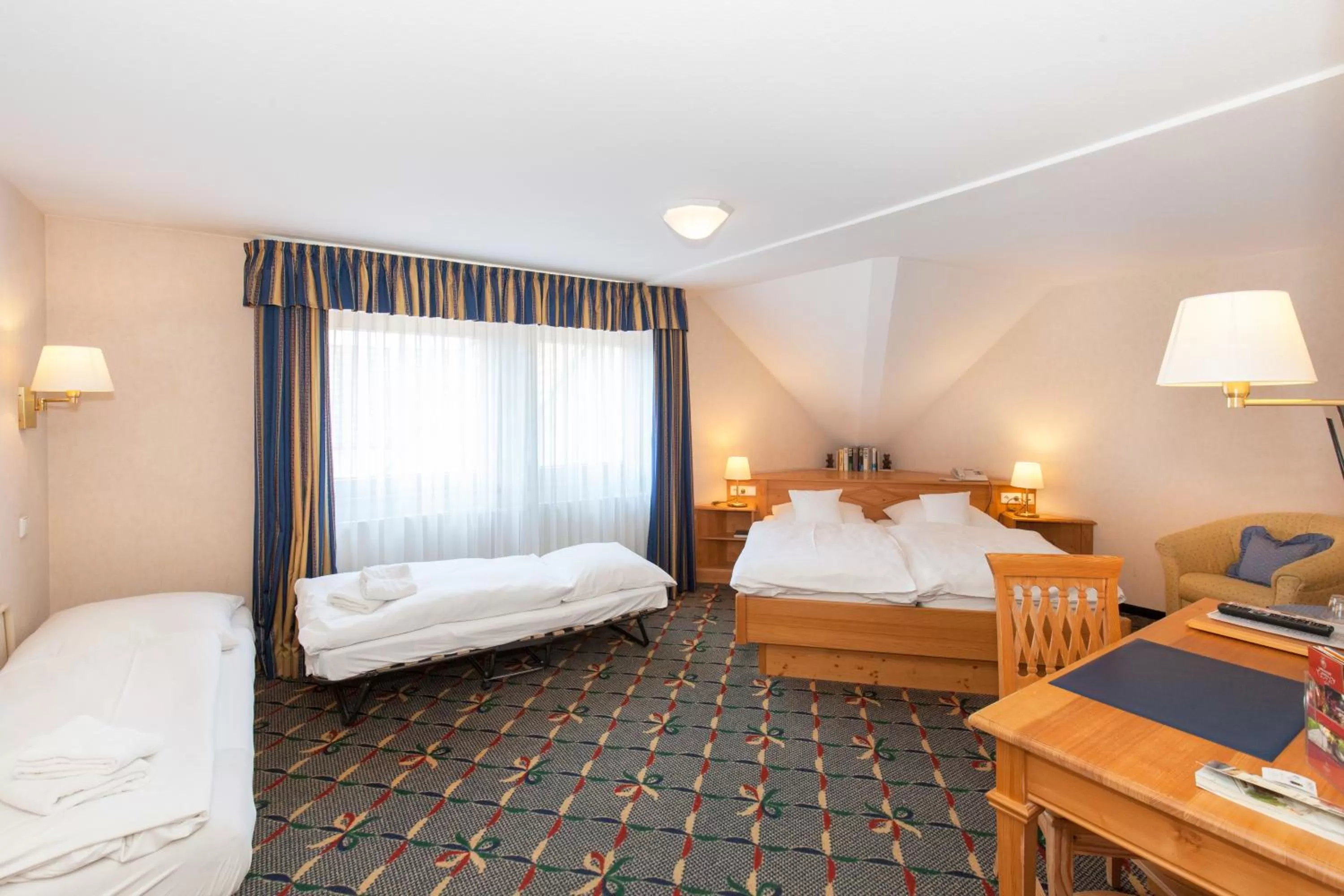 Photo of the whole room, Bed in Landgasthof Hotel Hirsch