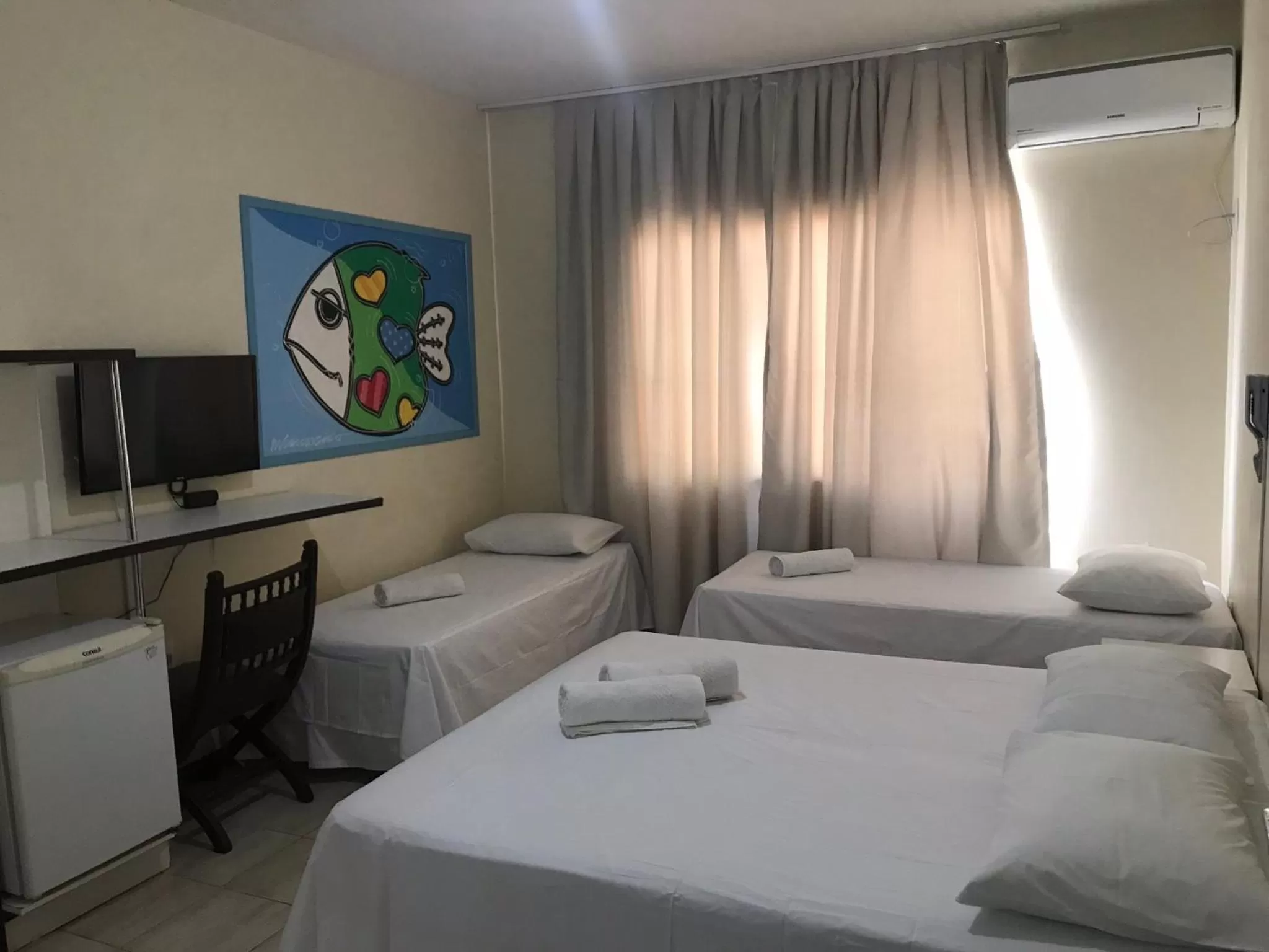 Bed in Shallom Hotel