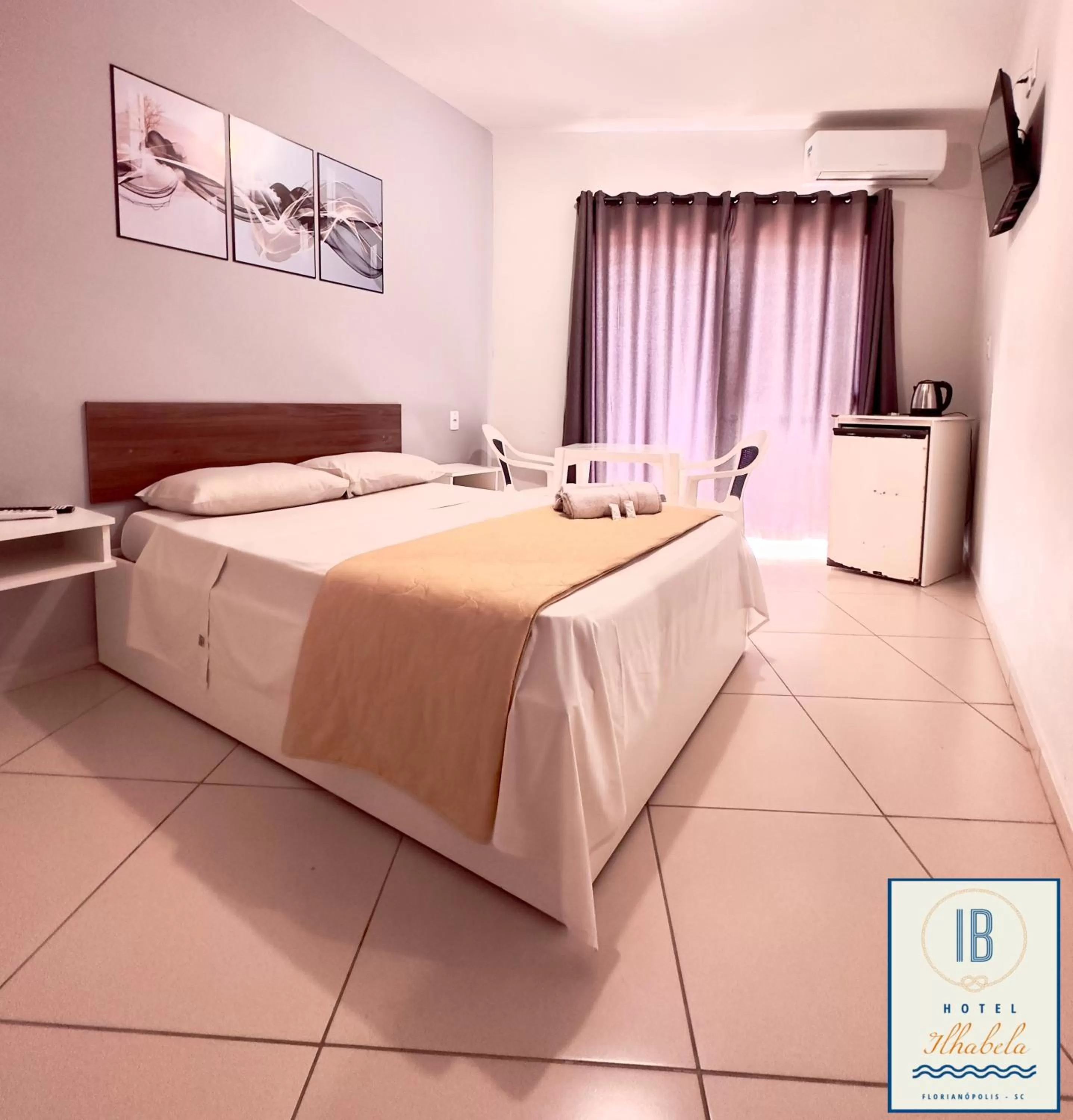 Bed in Hotel Residencial Ilhabela