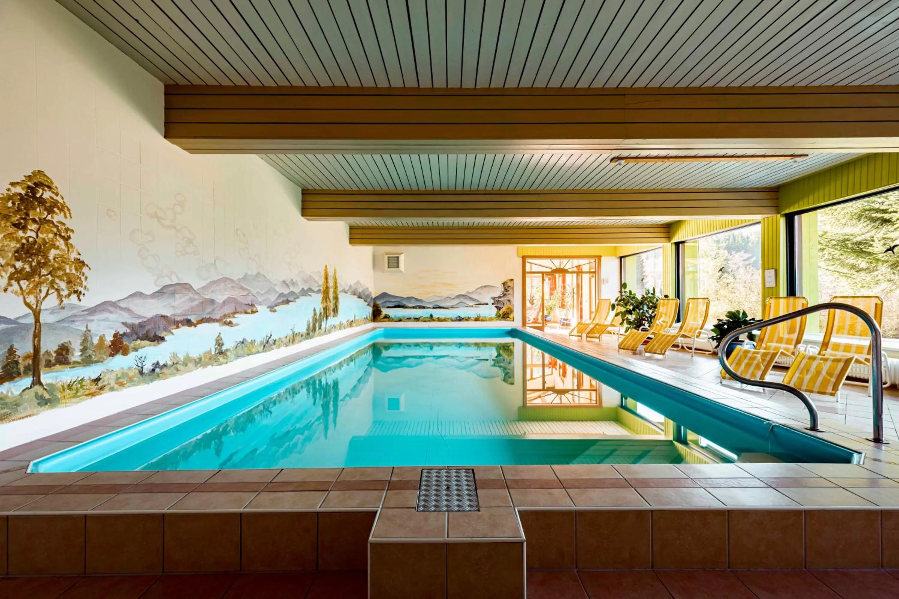 Swimming pool in Landhotel GrünWies -Bonsai-Wellness Garni