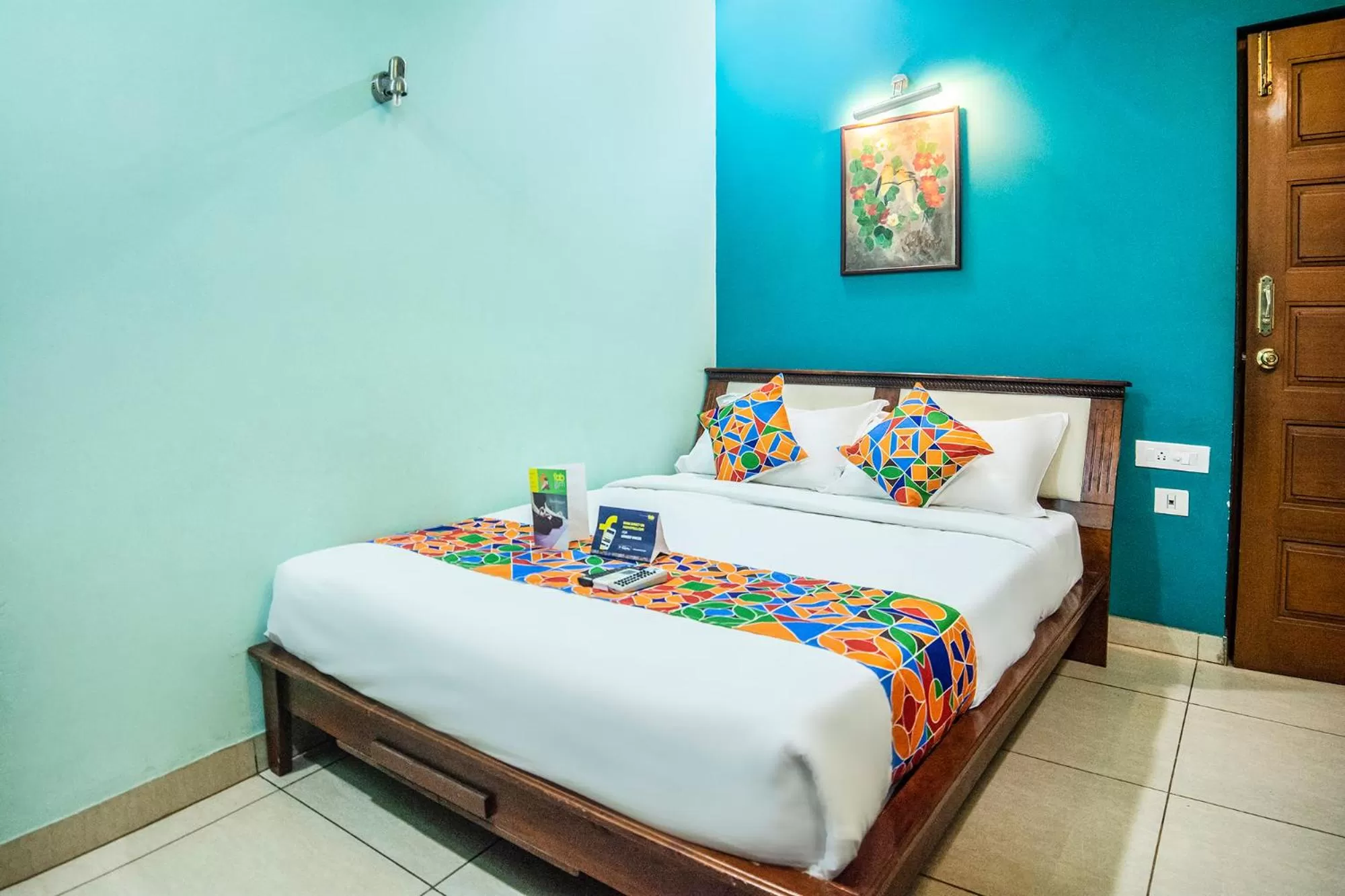 Bedroom, Bed in Fabhotel Blossoms Service Apartment - T Nagar