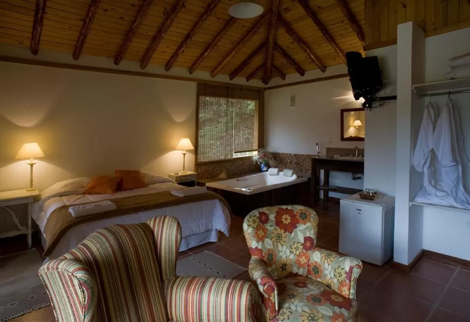 Bed in Pousada Mariza